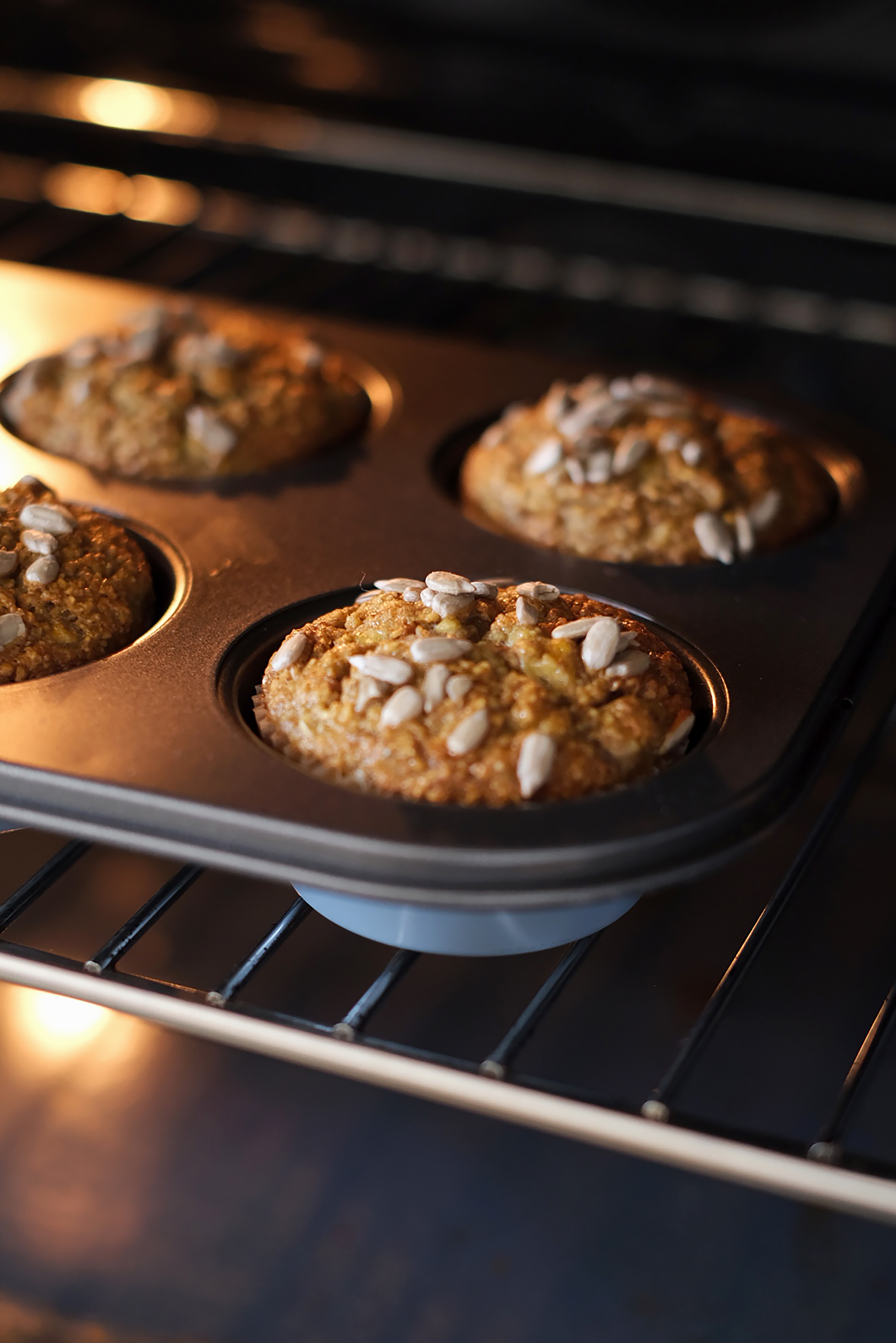 Muffins in an oven. | Source: Unsplash