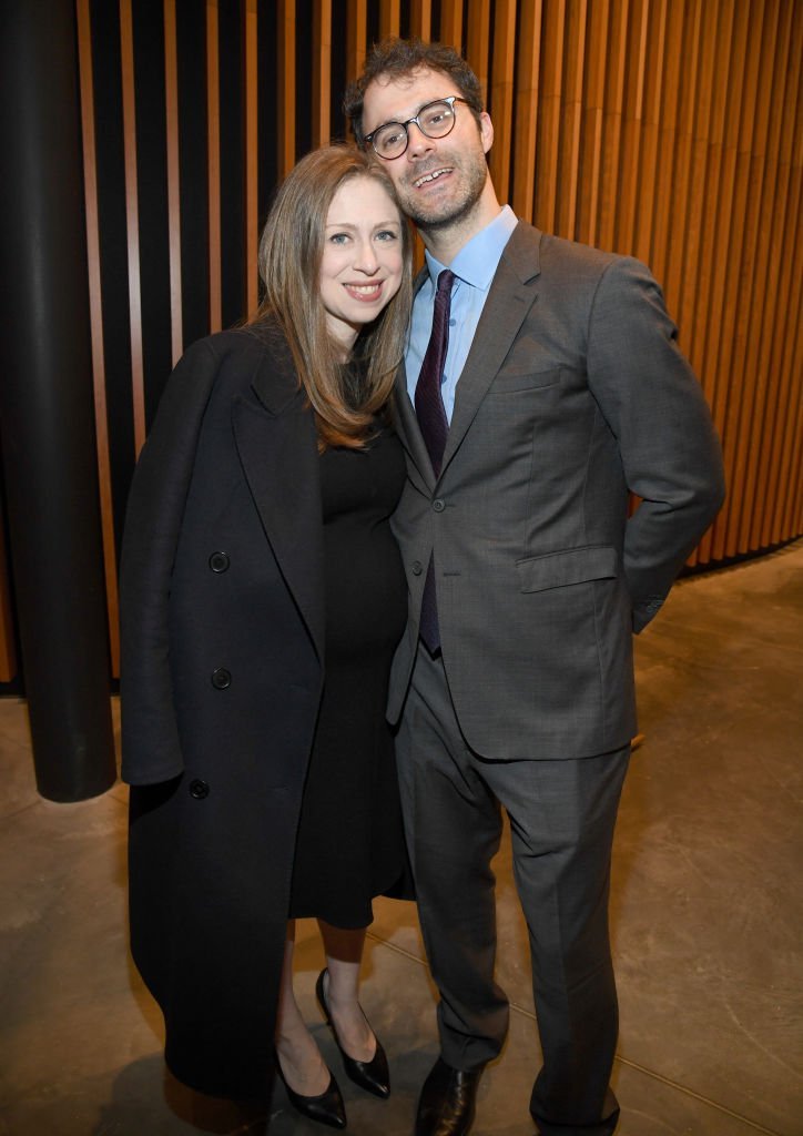 Chelsea Clinton and husband Marc Mezvinsky at the Statue of Liberty Museum opening celebration in May 2019. | Photo: Getty Images