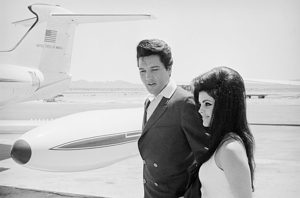 Rock and Roll star Elvis Presley with Priscilla Beaulieu | Source: Getty Images