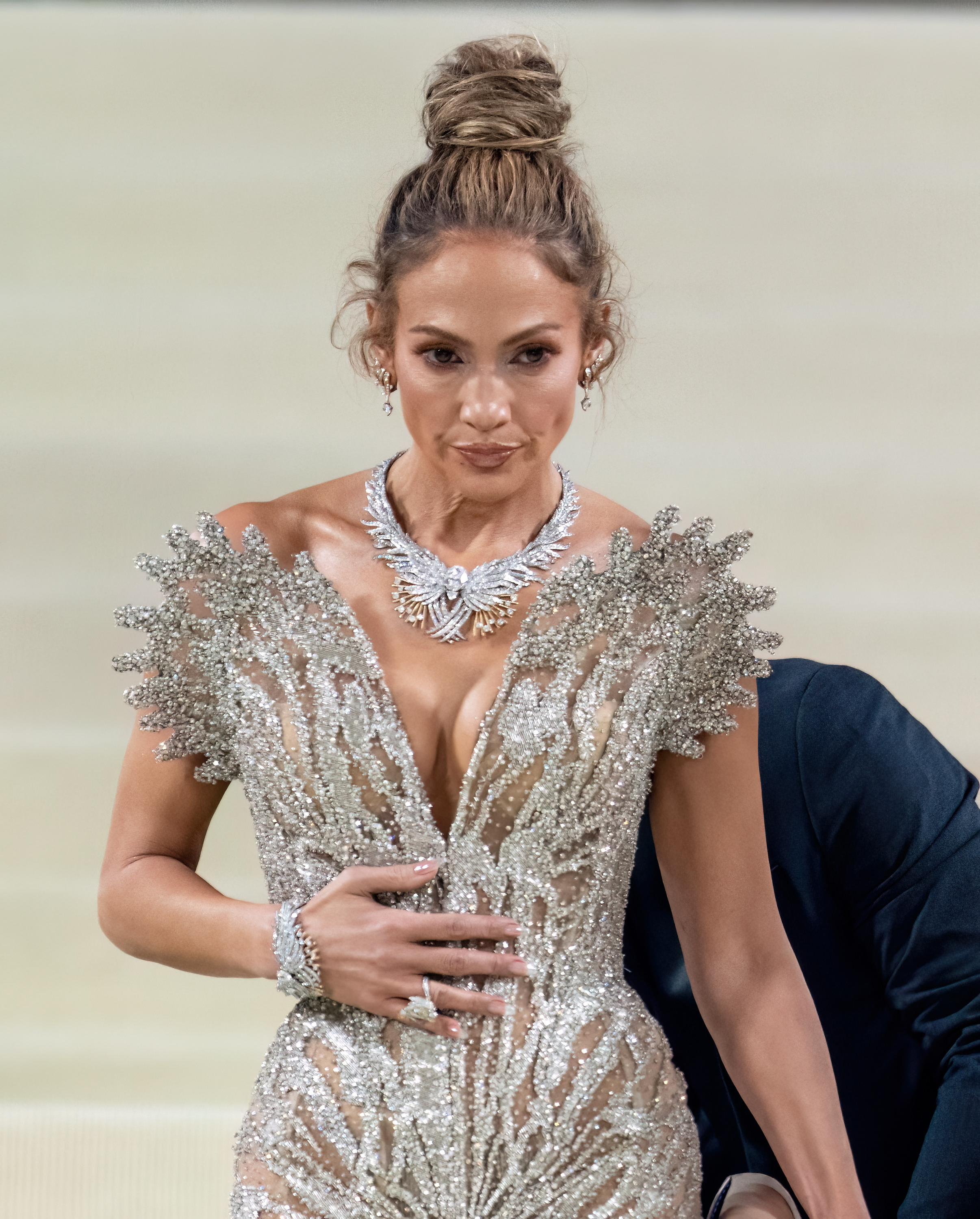 Jennifer Lopez at The 2024 Met Gala Celebrating "Sleeping Beauties: Reawakening Fashion" at The Metropolitan Museum of Art on May 6 in New York. | Source: Getty Images