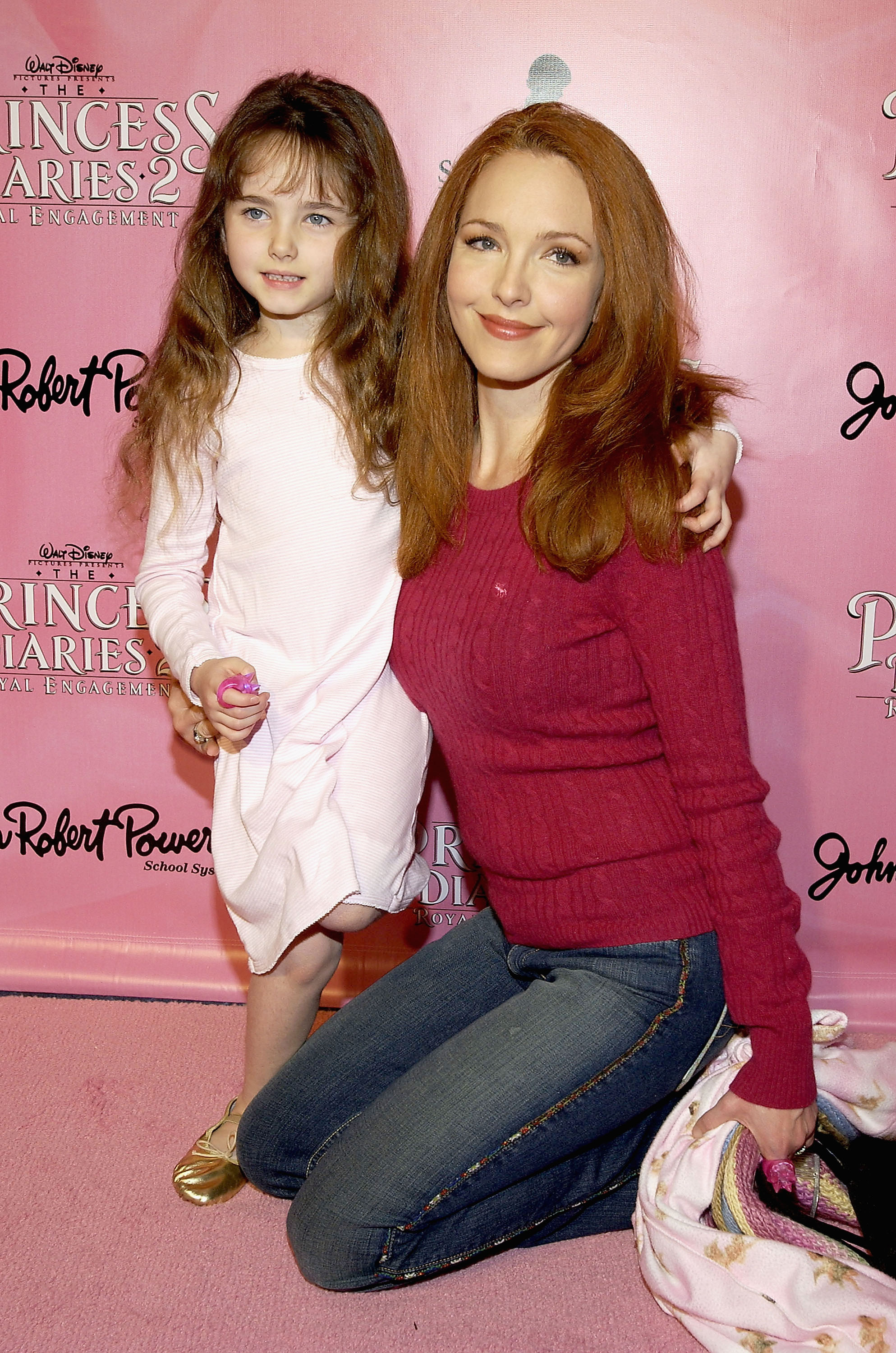 Stella Ritter and Amy Yasbeck at "The Princess Diaries 2: Royal Enagement" DVD Pajama Party in Beverly Hills, California on December 8, 2004 | Source: Getty Images