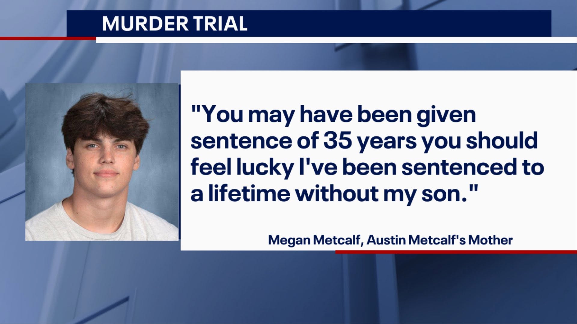 Megan Metcalf's courtroom words framed Karmelo's sentence through a mother's grief. Her statement contrasted Karmelo's prison term with the loss her family will carry permanently. | Source: Facebook/Lori Brown