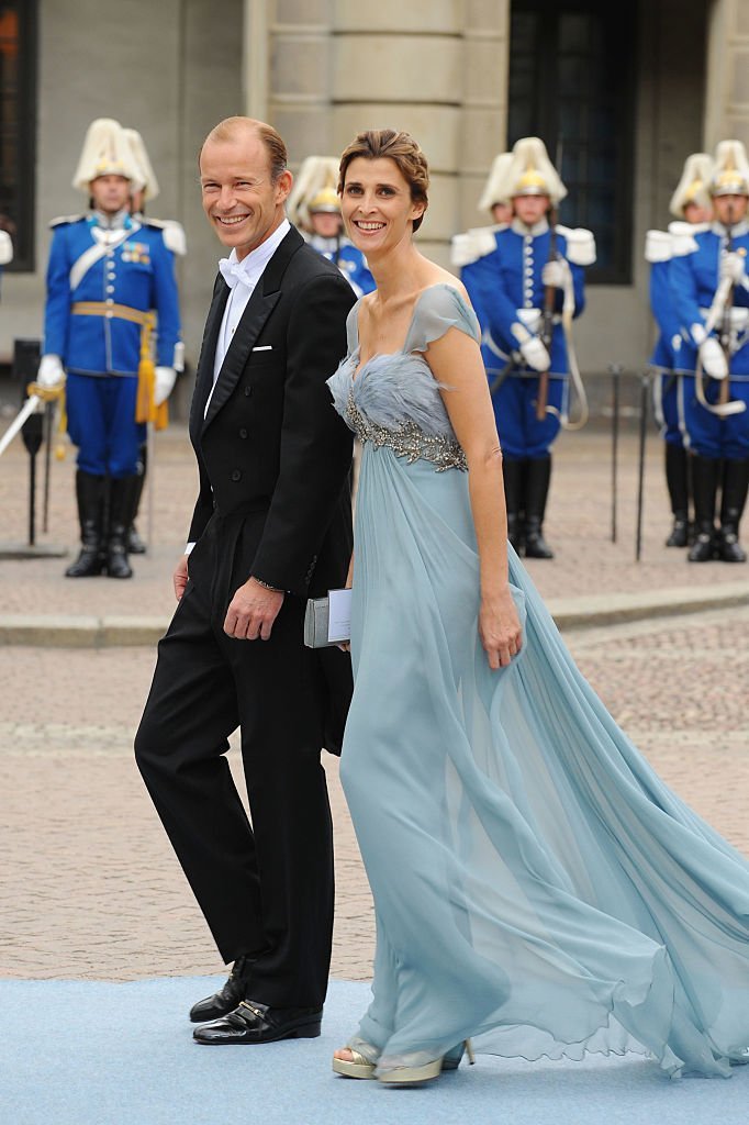 Kyril de Bulgaria y Rosario Nadal asisten a la boda de la princesa heredera Victoria de Suecia y Daniel Westling el 19 de junio de 2010 en Estocolmo, Suecia. | Foto: Getty Images