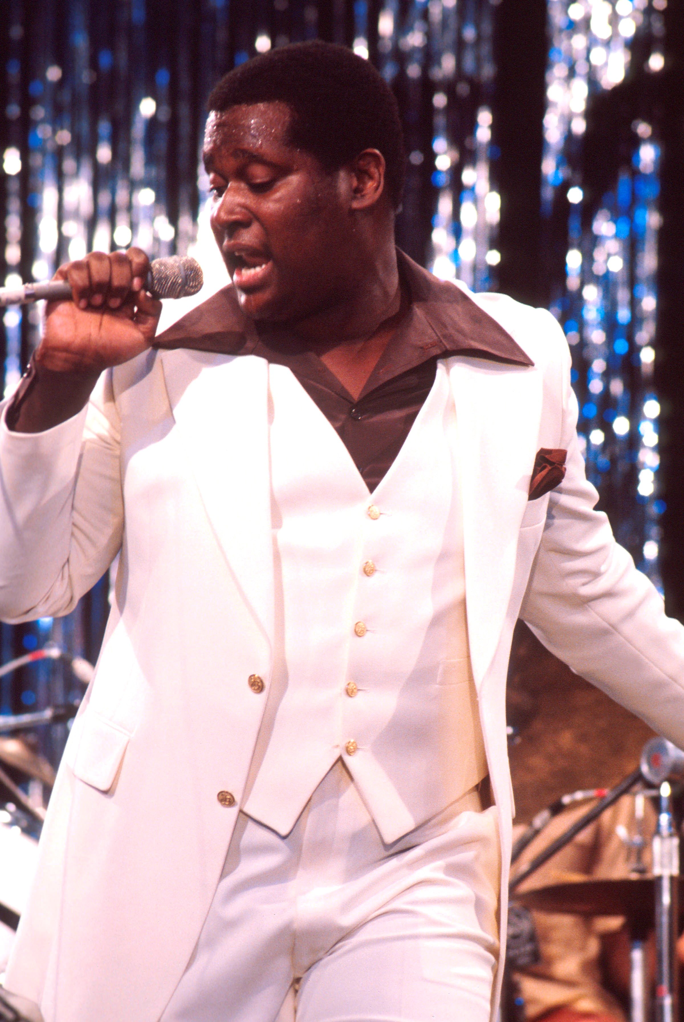 Luther Vandross performs on stage at Montreux Jazz Festival, 1977. Photo: GettyImages