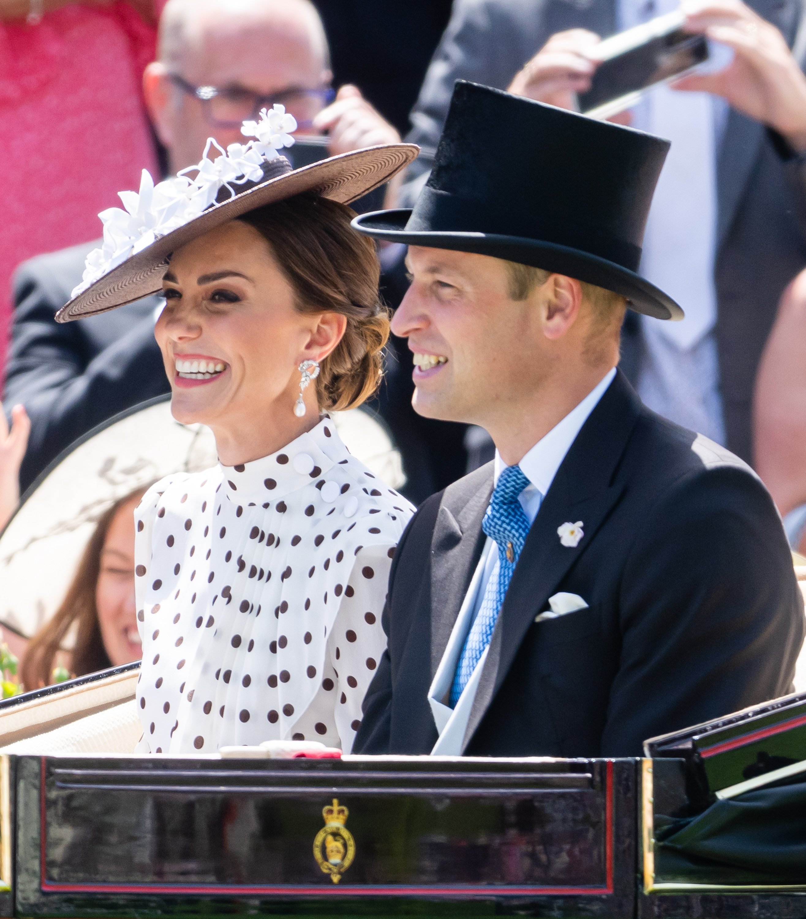 Catherine, Duchess of Cambridge and Prince William, Duke of Cambridge attend Royal Ascot at Ascot Racecourse on June 17, 2022 in Ascot, England. | Source: Getty Images