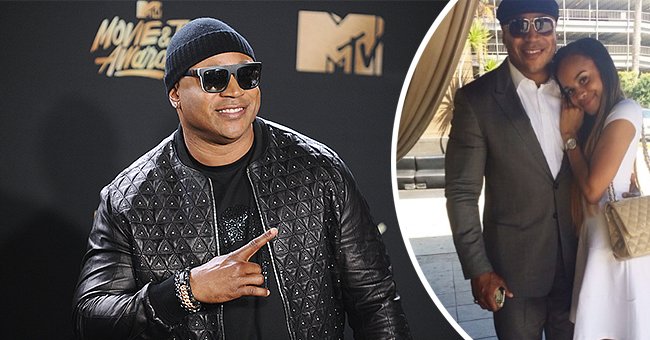 LL Cool J  at the 2017 MTV Movie And TV Awards, and a photo of the rapper with his daughter Samaria Leah | Photo: Getty Images, instagram.com/samarialeah