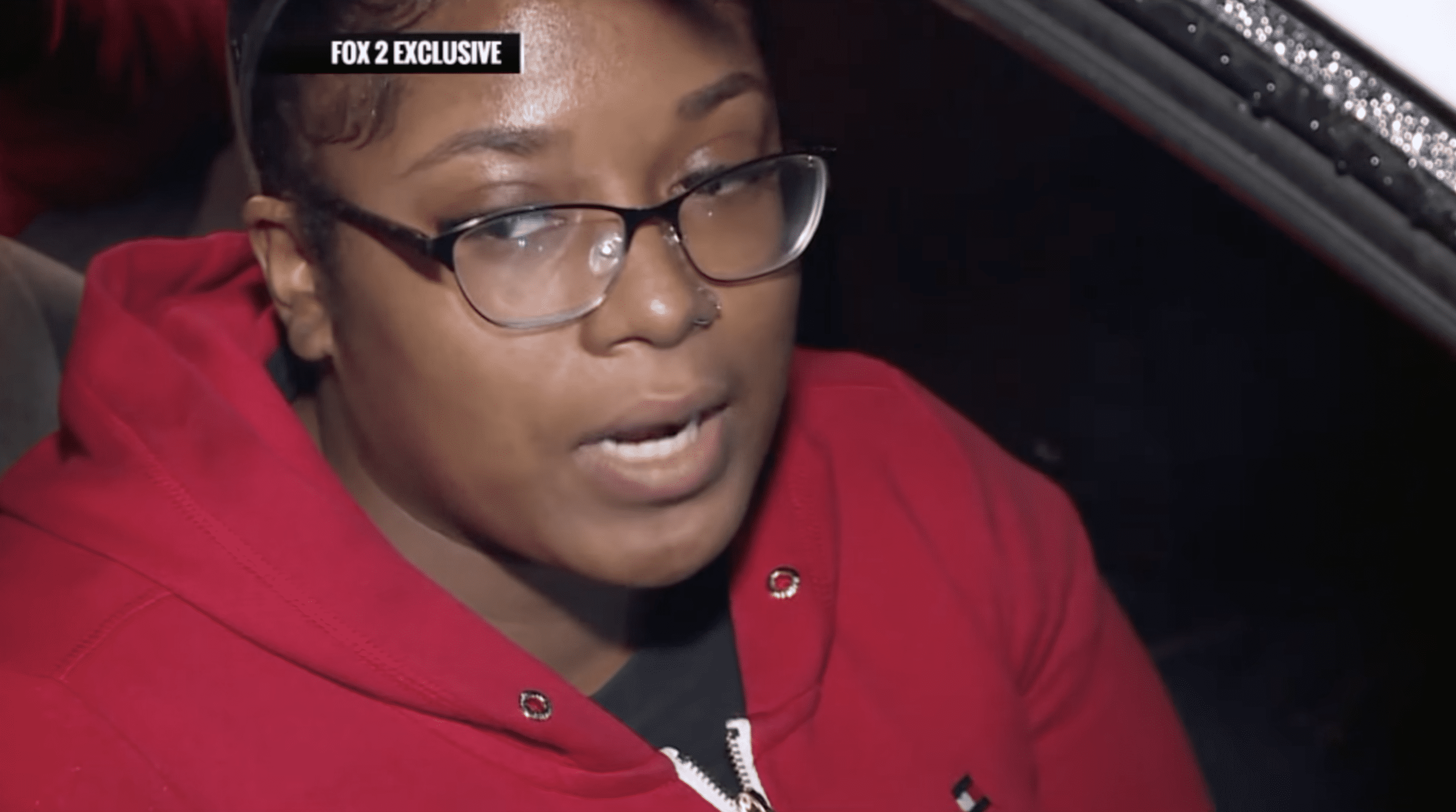 Darius Hinkle's wife and Demani's mother, Donecia Pittman. | Photo: YouTube.com/Fox 2 St. Louis