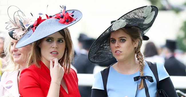 : Princess Eugenie of York (L) and Princess Beatrice of York are seen in the Parade Ring as she attends Royal Ascot 2017 at Ascot Racecourse on June 22, 2017 in Ascot, England | Photo: Getty Images