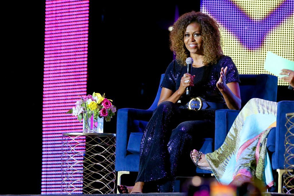Michelle Obama speaks onstage during the 2019 ESSENCE Festival Presented By Coca-Cola at Louisiana Superdome | Photo: Getty Images