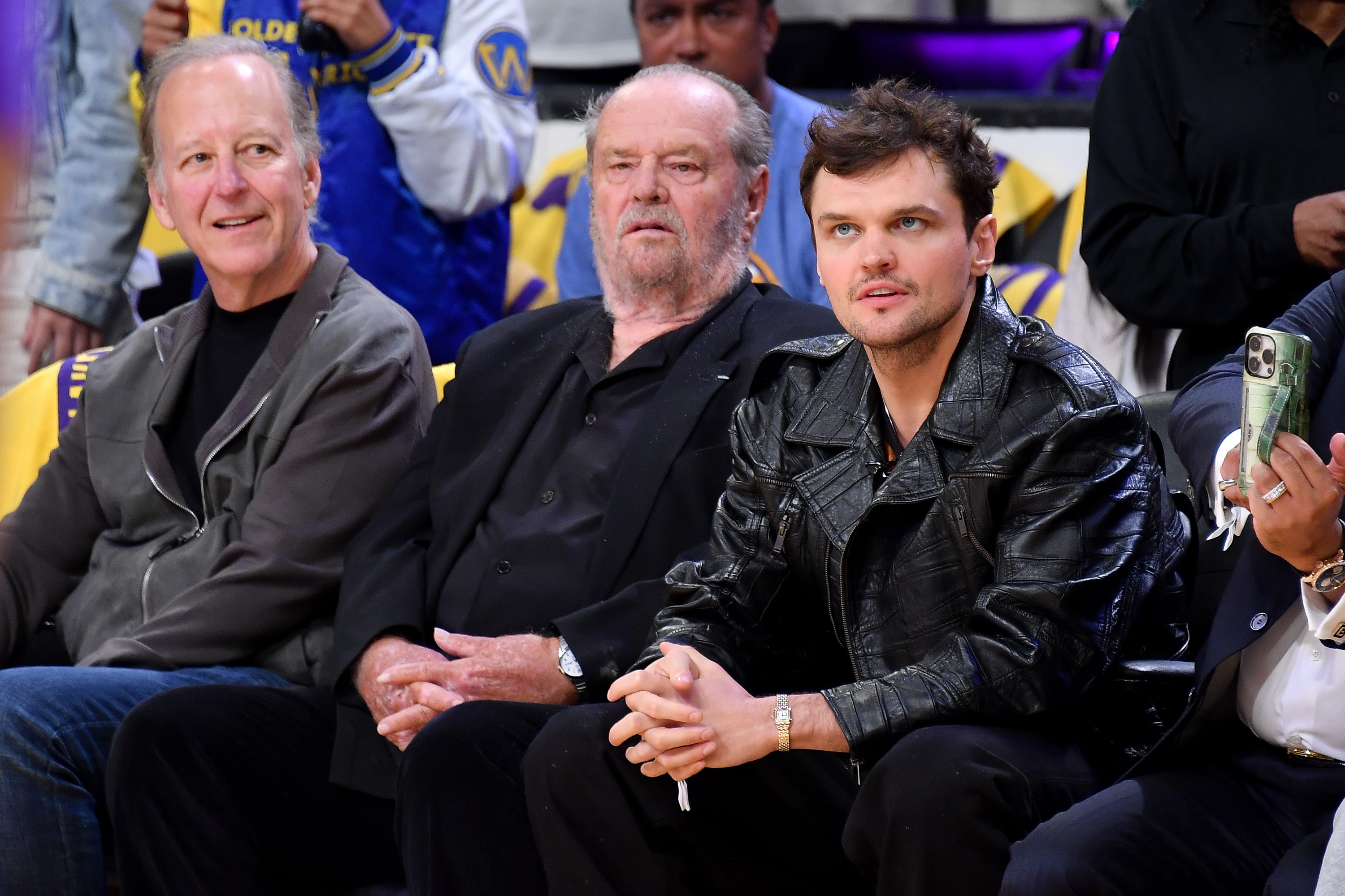 Jack Nicholson and Ray Nicholson at a playoff basketball game between the Los Angeles Lakers and the Golden State Warriors in Los Angeles, California on May 08, 2023 | Source: Getty Images | Source: Getty Images