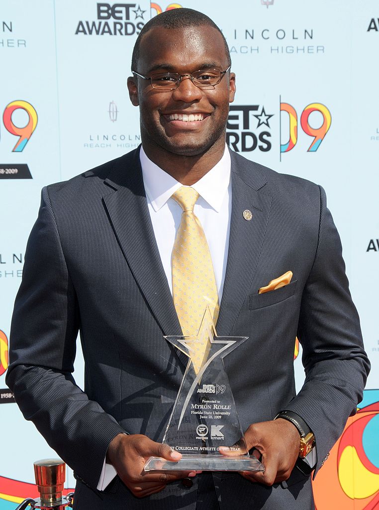  Myron Rolle arrives at the 2009 BET Awards held at the Shrine Auditorium in Los Angeles, California on June 28, 2009 | Photo : Getty Images