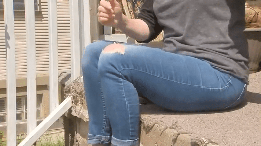 Ex novia / Imagen tomada: YouTube / CBS47 KSEE24