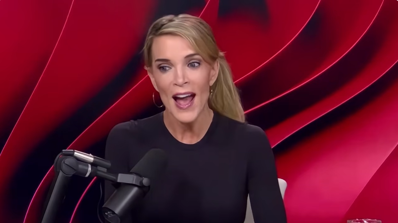 Megyn Kelly speaks during an episode of "The Megyn Kelly Show." The journalist and podcast host discussed Donald Trump's personal life during a May 2026 appearance on the Hodgetwins Podcast. | Source: YouTube/Hodgetwins Podcast