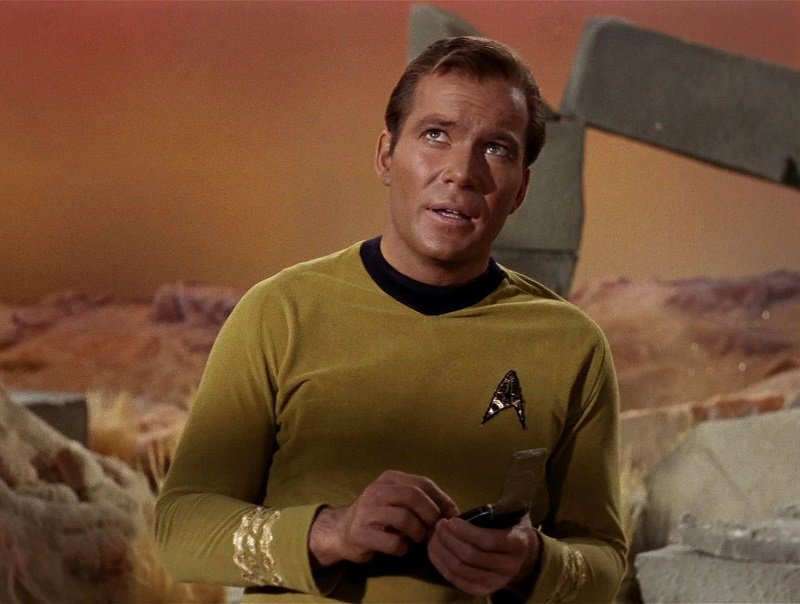 William Shatner en plató de 'Star Trek' in 1966 | Foto: Getty Images 