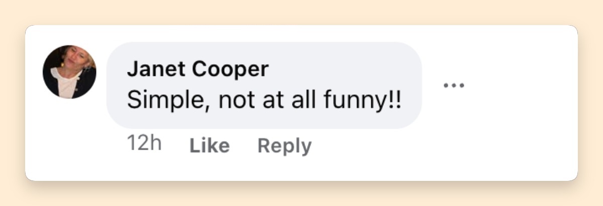 A netizen's comment about Donald Trump's apology on May 6, 2026 | Source: Facebook/Caleb Parke