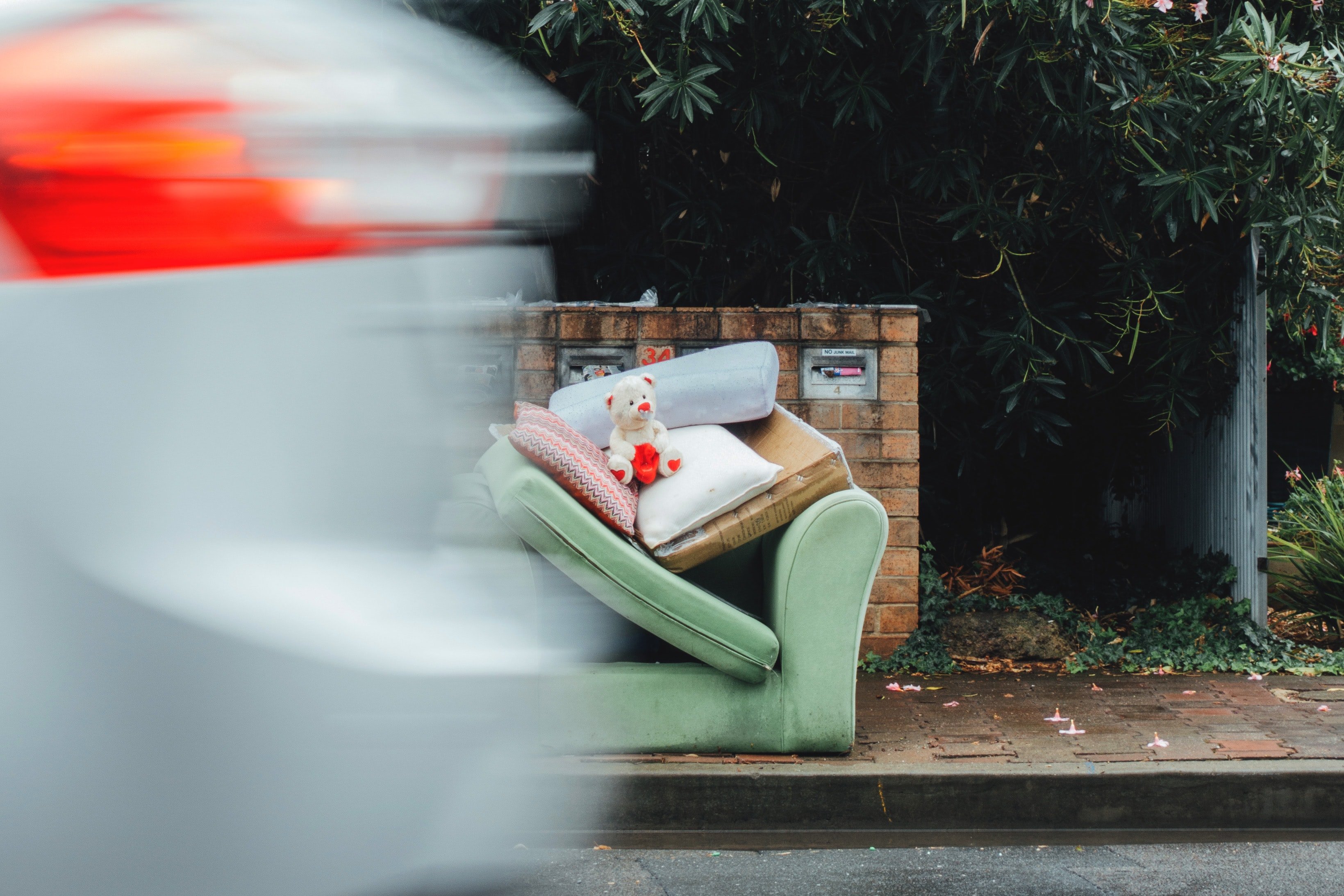 Betty brought Donald's favorite chair out in the street. | Source:Source: Unsplash