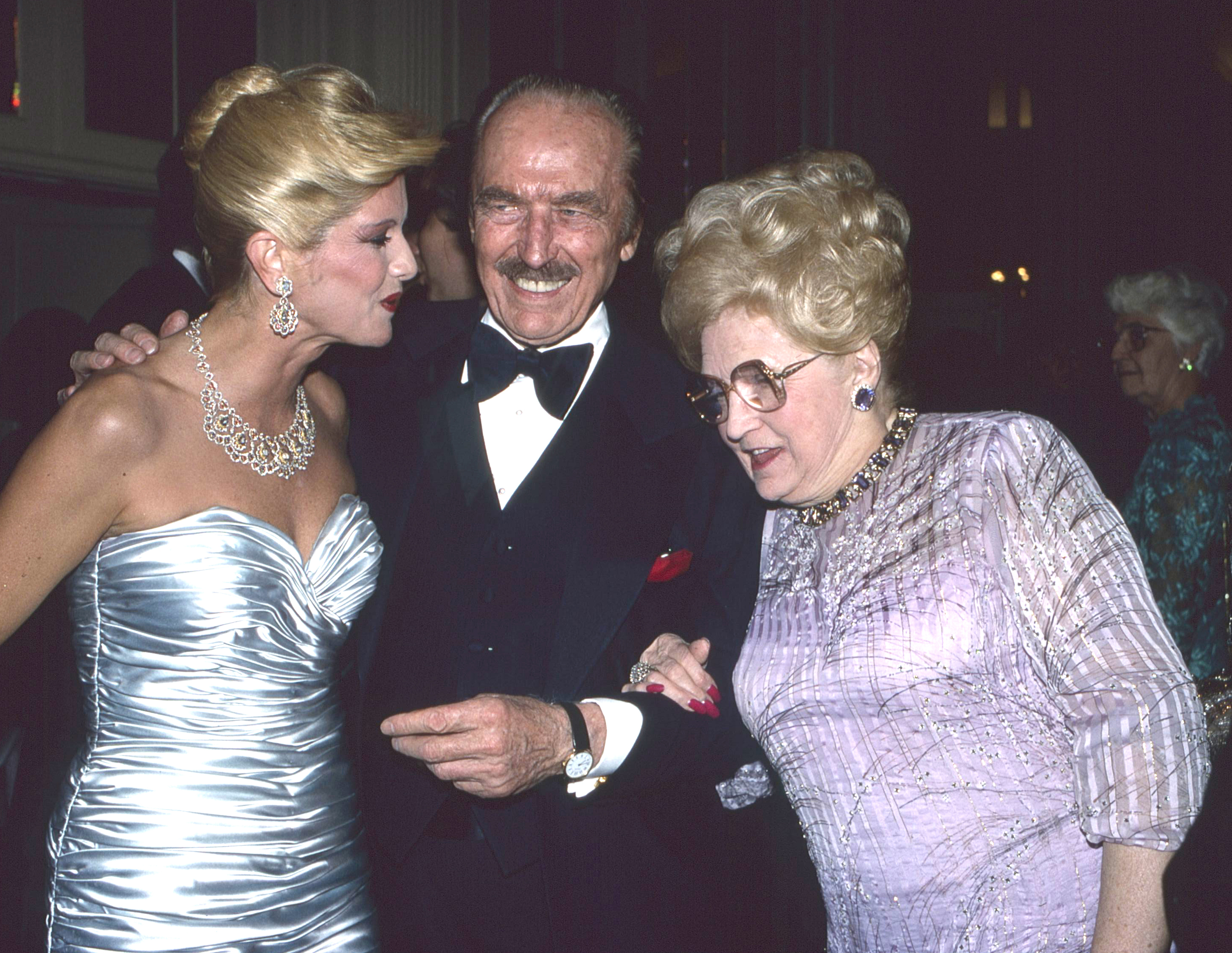 Ivana, Fred, and Mary McLeod Trump at the Waldorf Astoria Hotel in May 1988 | Source: Getty Images