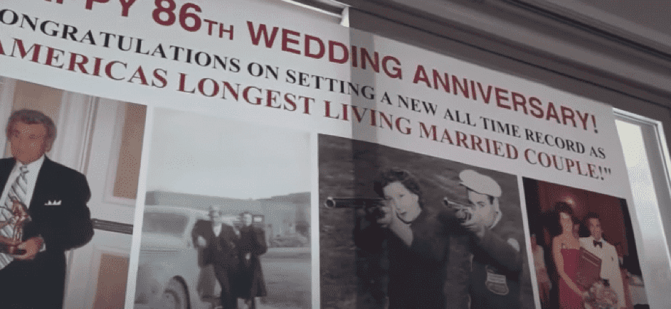 Ralph und Dorothy Kohler feiern ihren Hochzeitstag. | Quelle: YouTube/KESQ NewsChannel 3