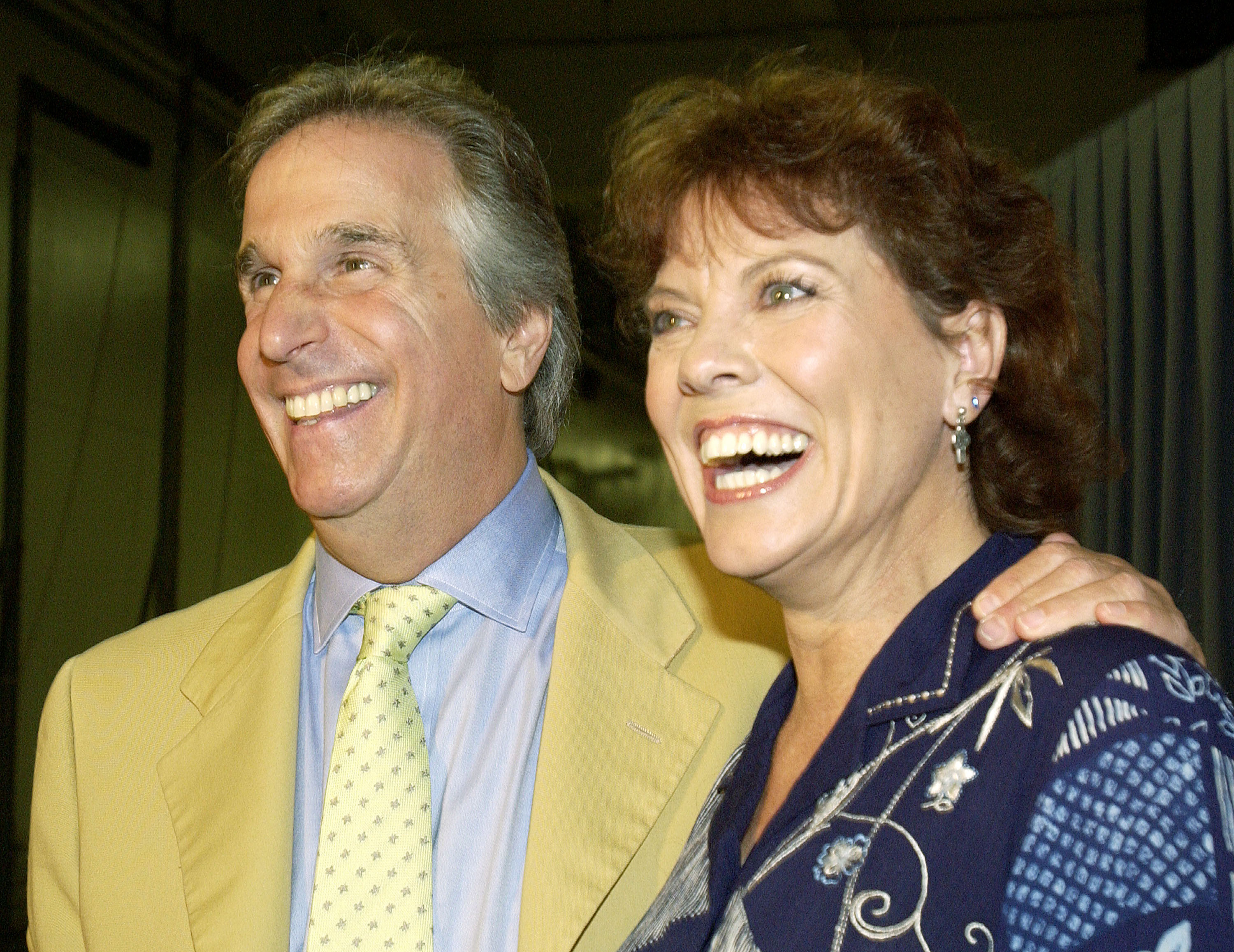 Henry Winkler and Erin Moran at CBS Television City in Los Angeles, California | Source: Getty Images