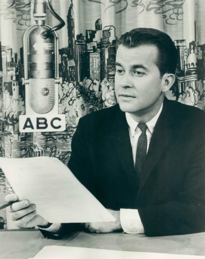 Clark in 1963 for his ABC radio show "Dick Clark Reports" | Photo: Wikimedia Commons Images