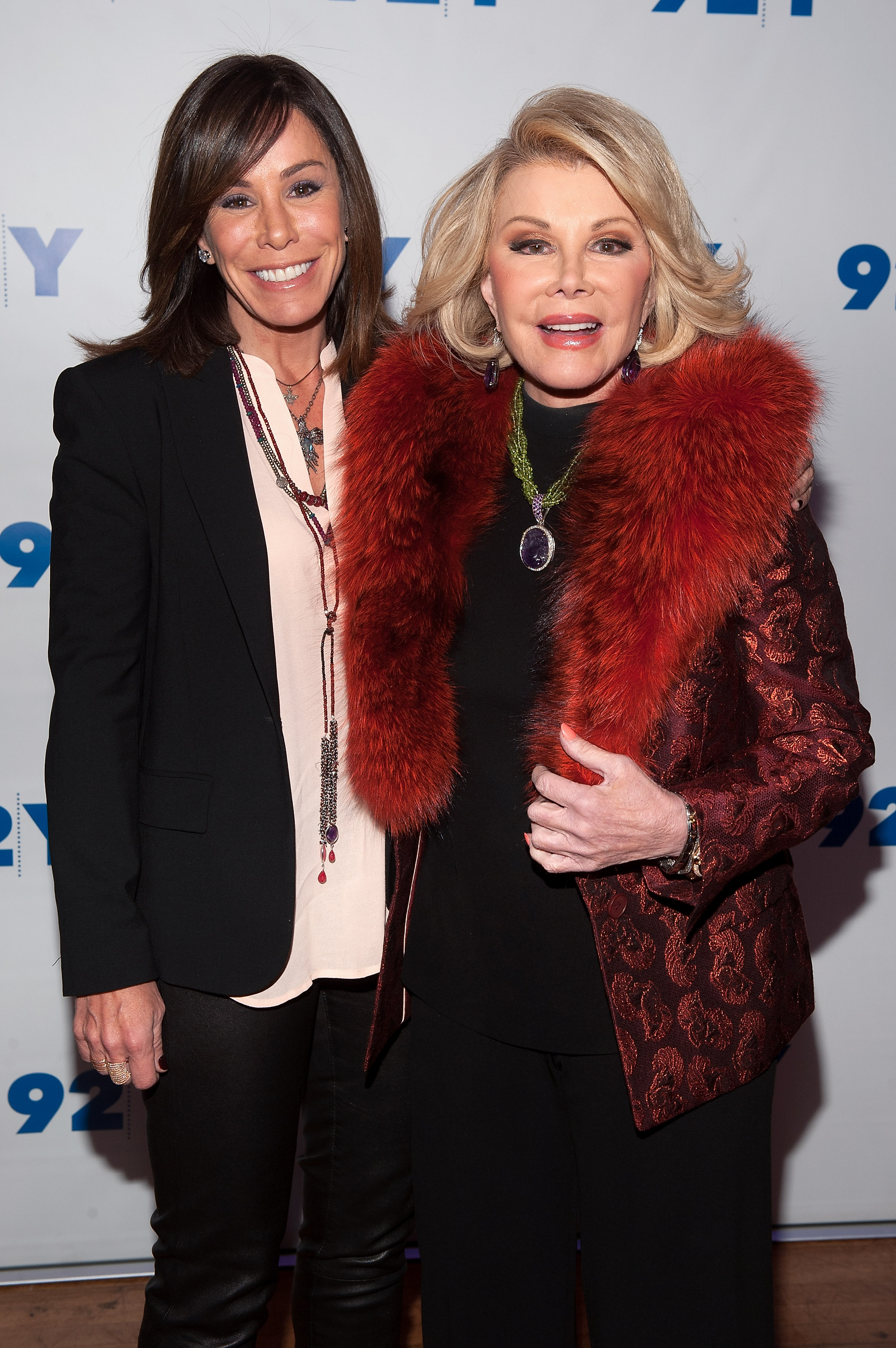 Joan and Melissa Rivers attend An Evening With Joan And Melissa Rivers at the 92nd Street Y in New York City, on January 22, 2014. | Source: Getty Images