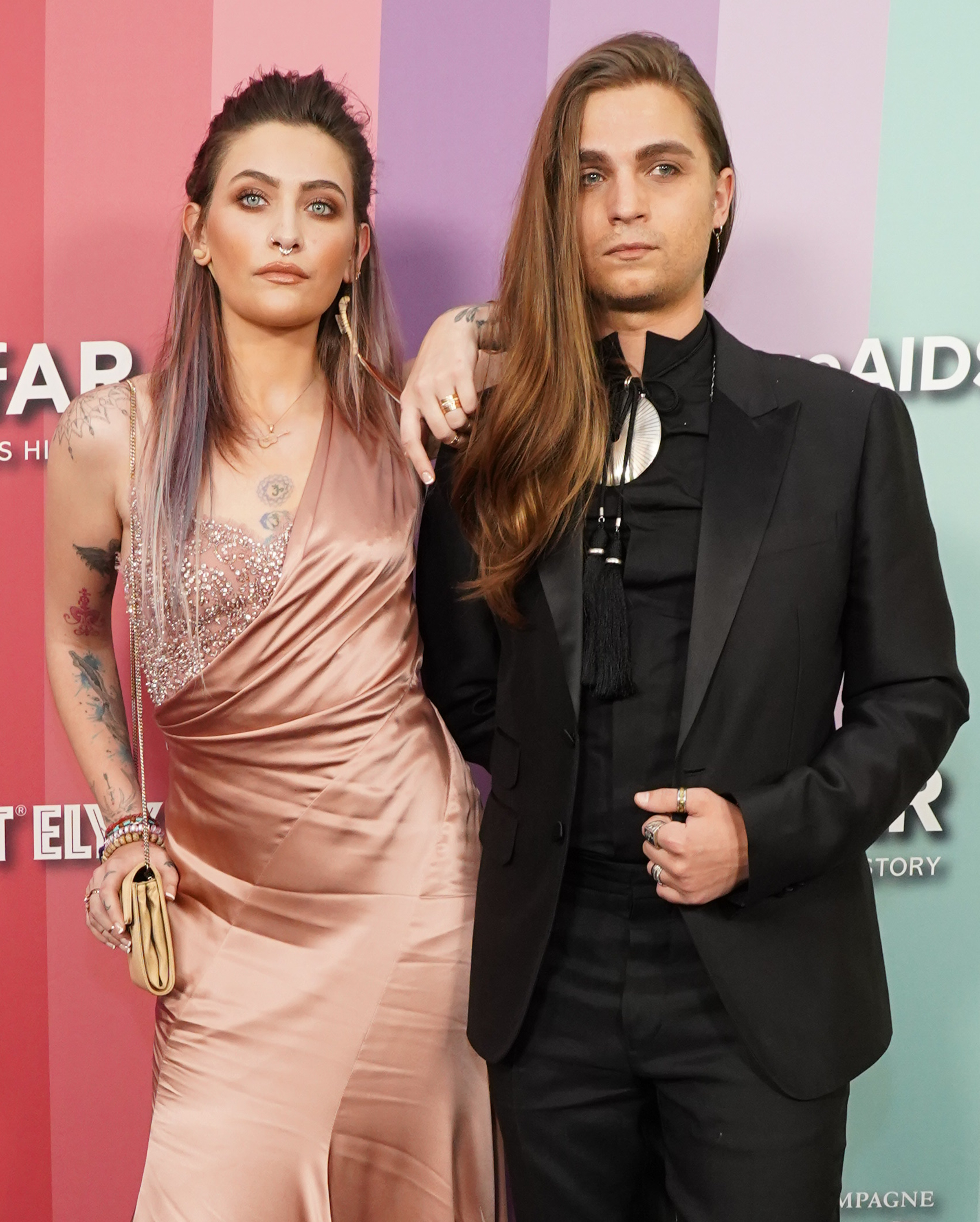 Paris Jackson and Gabriel Glenn attend the 2019 amfAR Gala on October 10, 2019 | Source: Getty Images