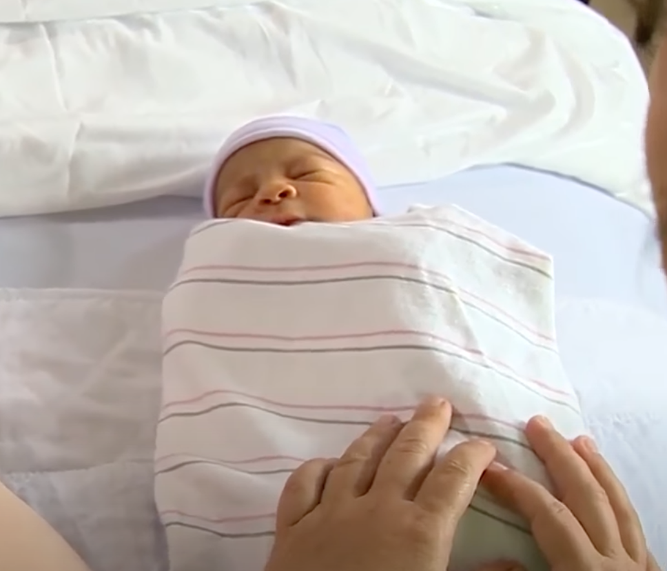 Baby girl Miracle Joy | Source: youtube.com/WCVB Channel 5 Boston