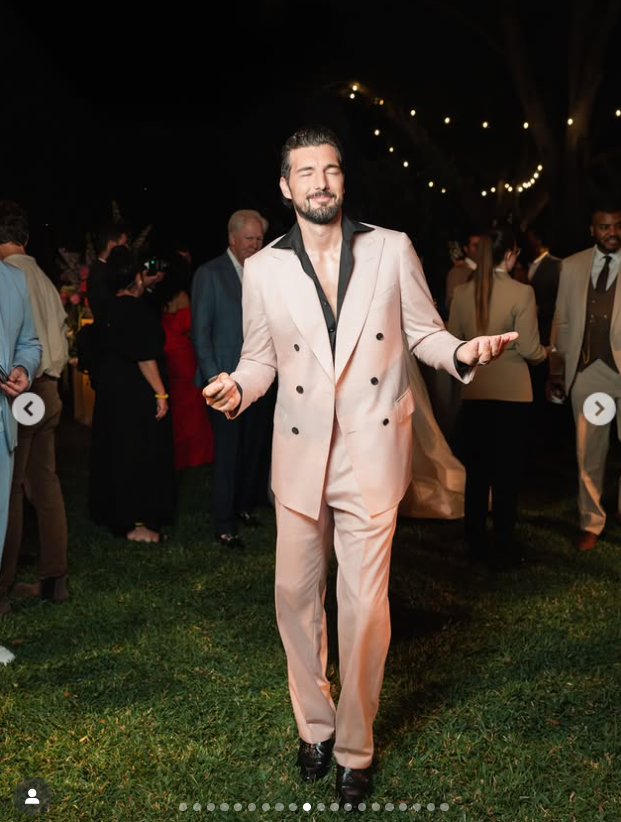 Andrea Preti dances during the wedding celebration, as posted on December 23, 2025 | Source: Instagram/andreapreti88