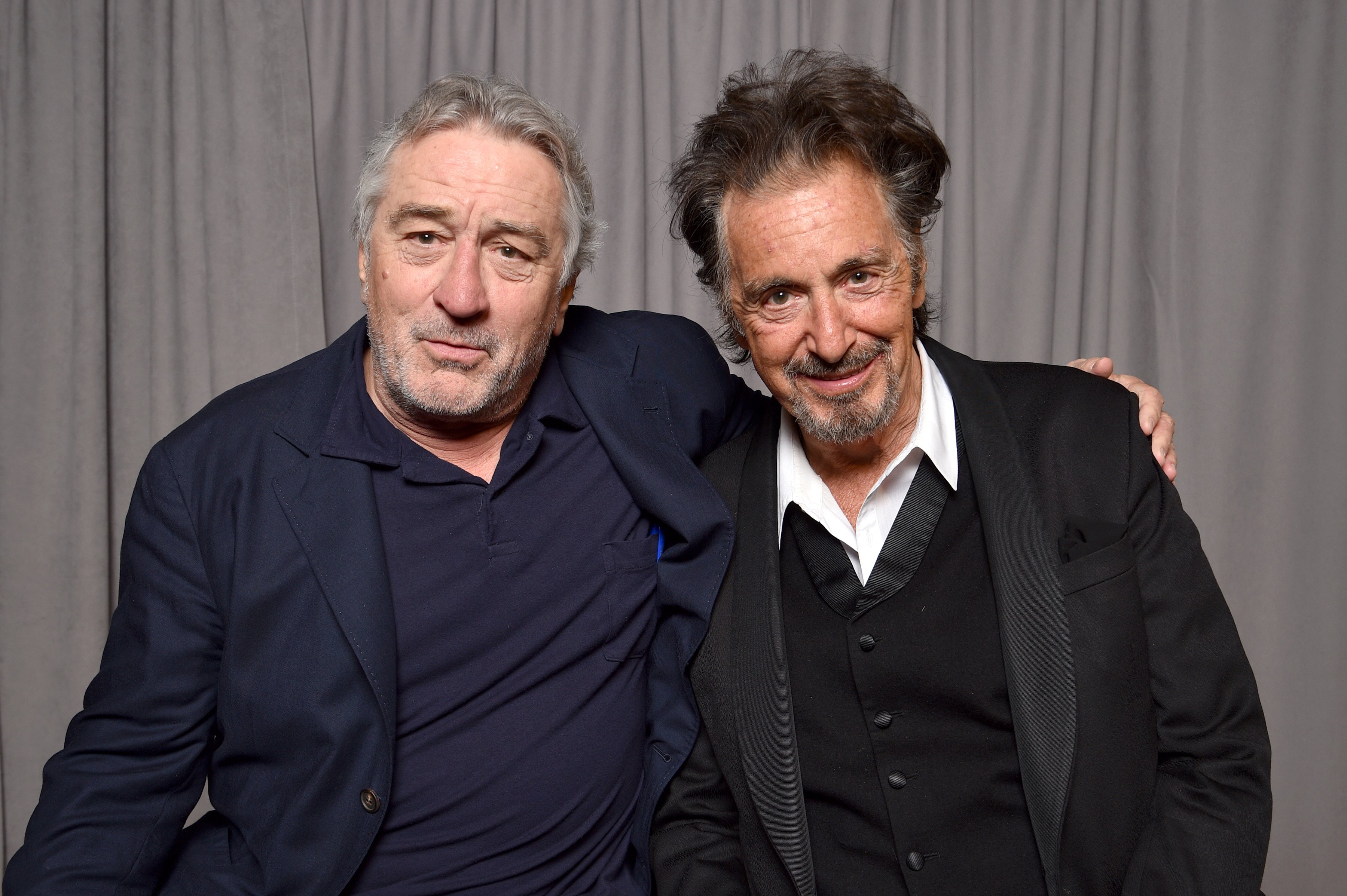 Photo of Robert DeNiro and Al Pacino at "The Godfather" 45th Anniversary screening on April 29, 2017 | Source: Getty Images