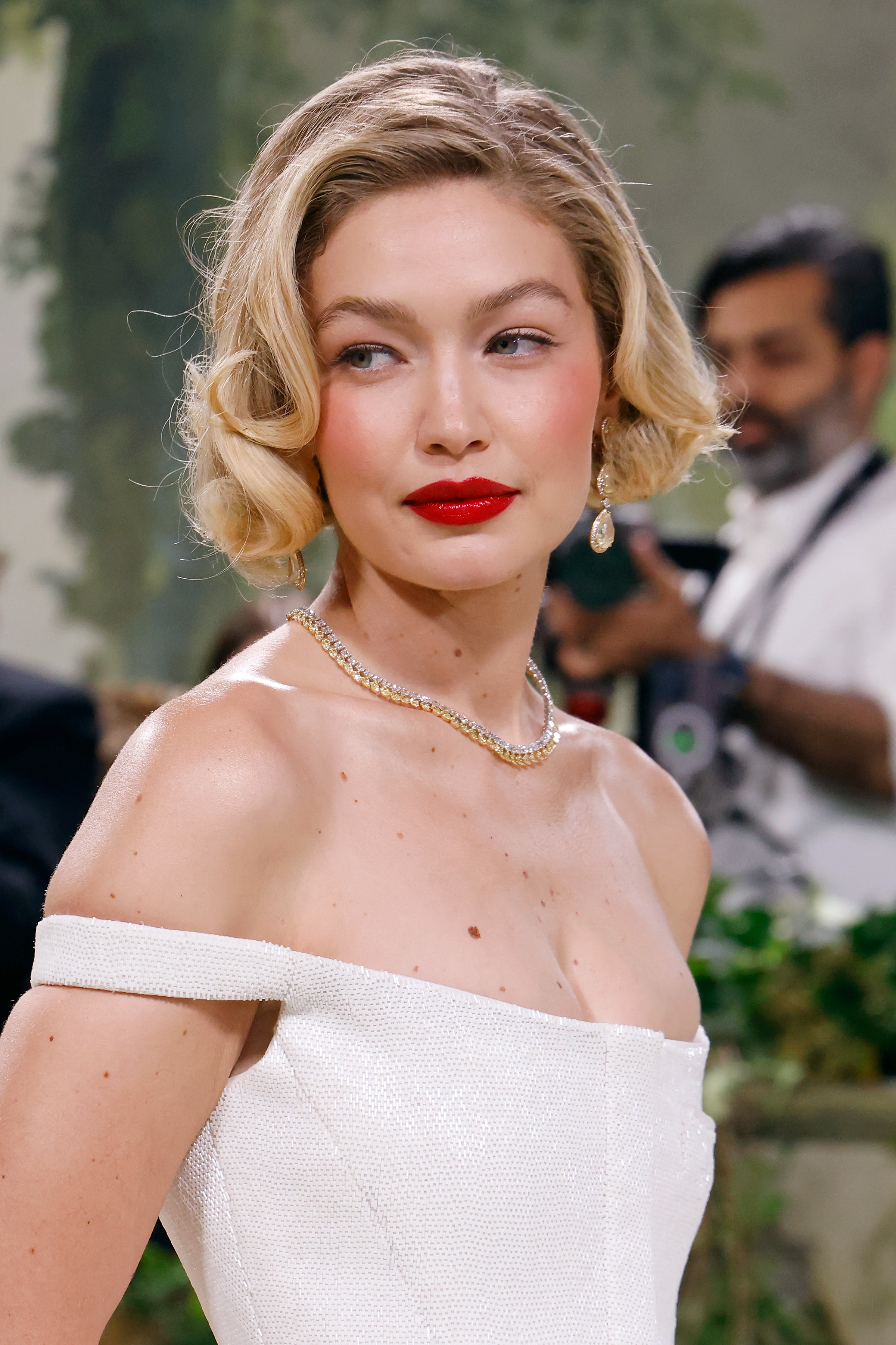 Gigi Hadid at the 2024 Met Gala in New York | Source: Getty Images