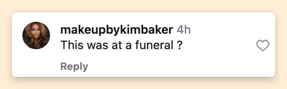 A netizen's remark on La Toya Jackson's social media update | Source: Instagram/latoyajackson