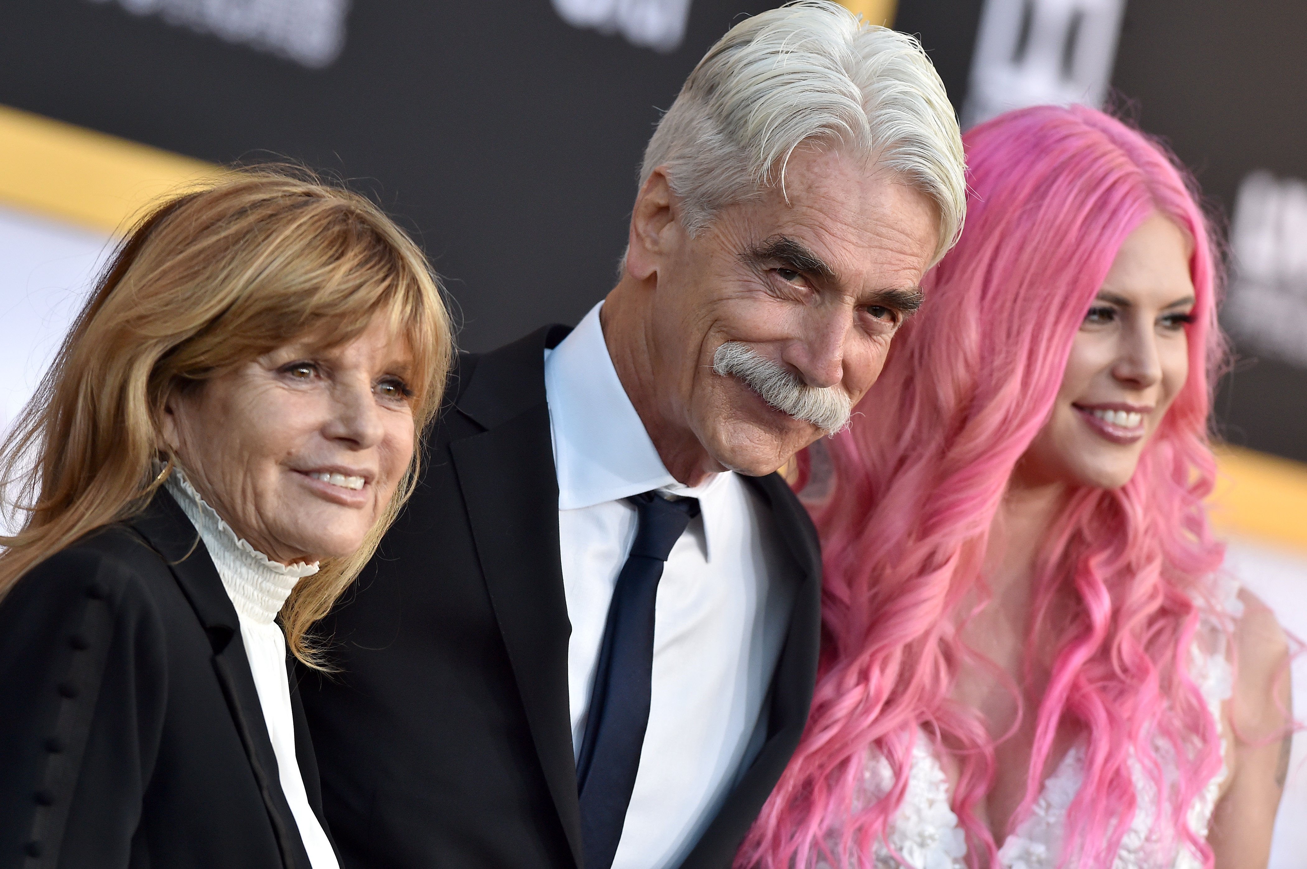 Sam Elliott, wife Katharine Ross, and daughter Cleo Rose Elliott attend the premiere of Warner Bros. Pictures' 'A Star Is Born' at The Shrine Auditorium on September 24, 2018, in Los Angeles, California. | Source: Getty Images