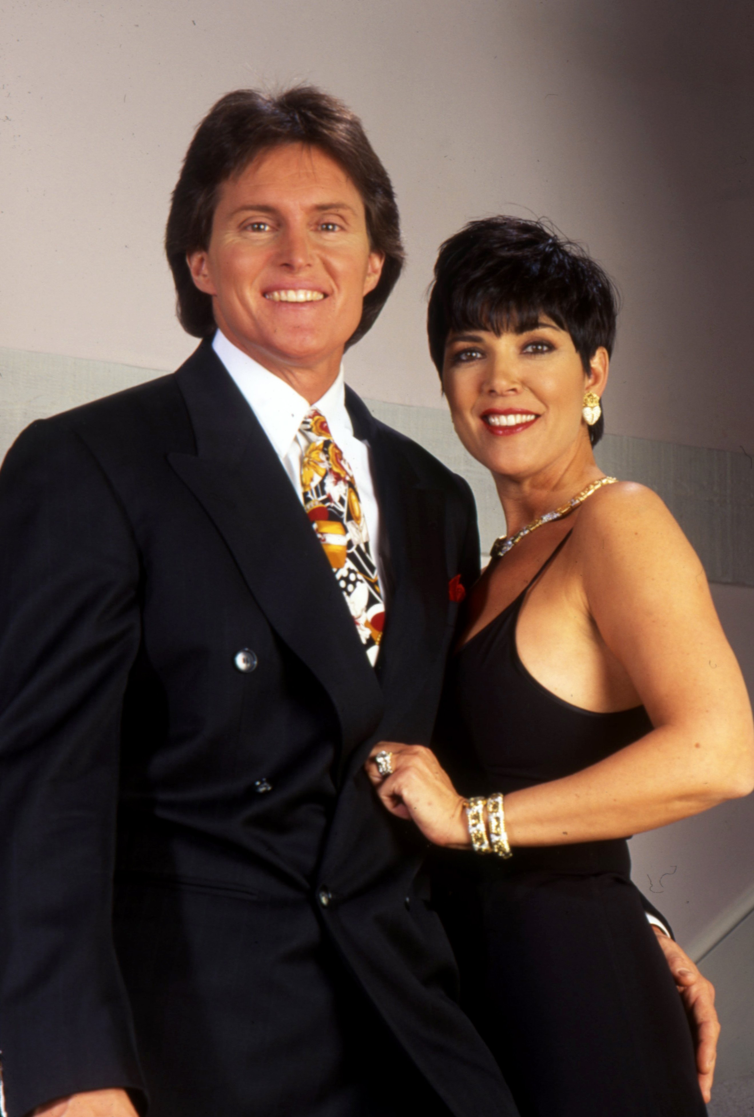 Bruce Jenner and Kris Jenner pose for a portrait in Los Angeles, California in 1991 | Source: Getty Images