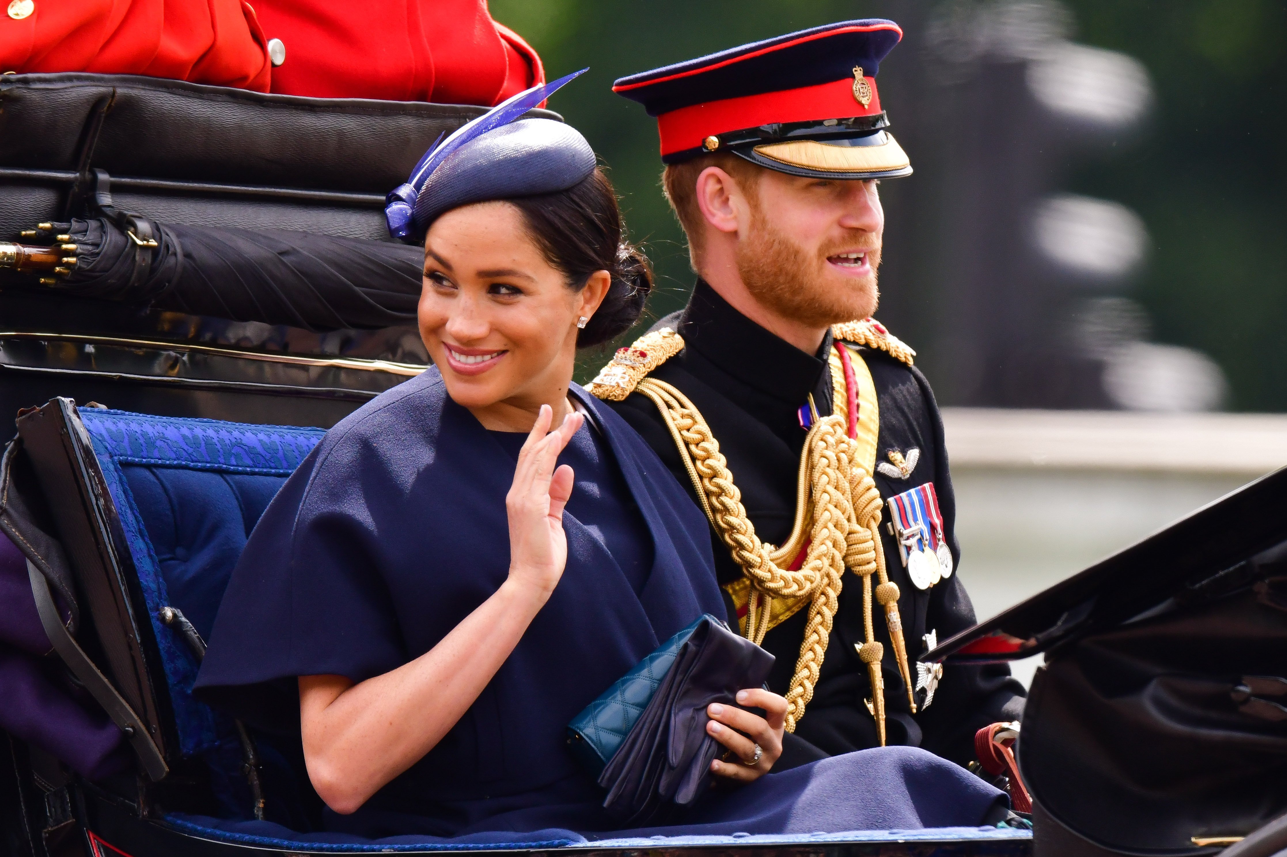 Prince Harry and Meghan Markle attend Trooping the Color in June 2019 | Photo: Getty Images