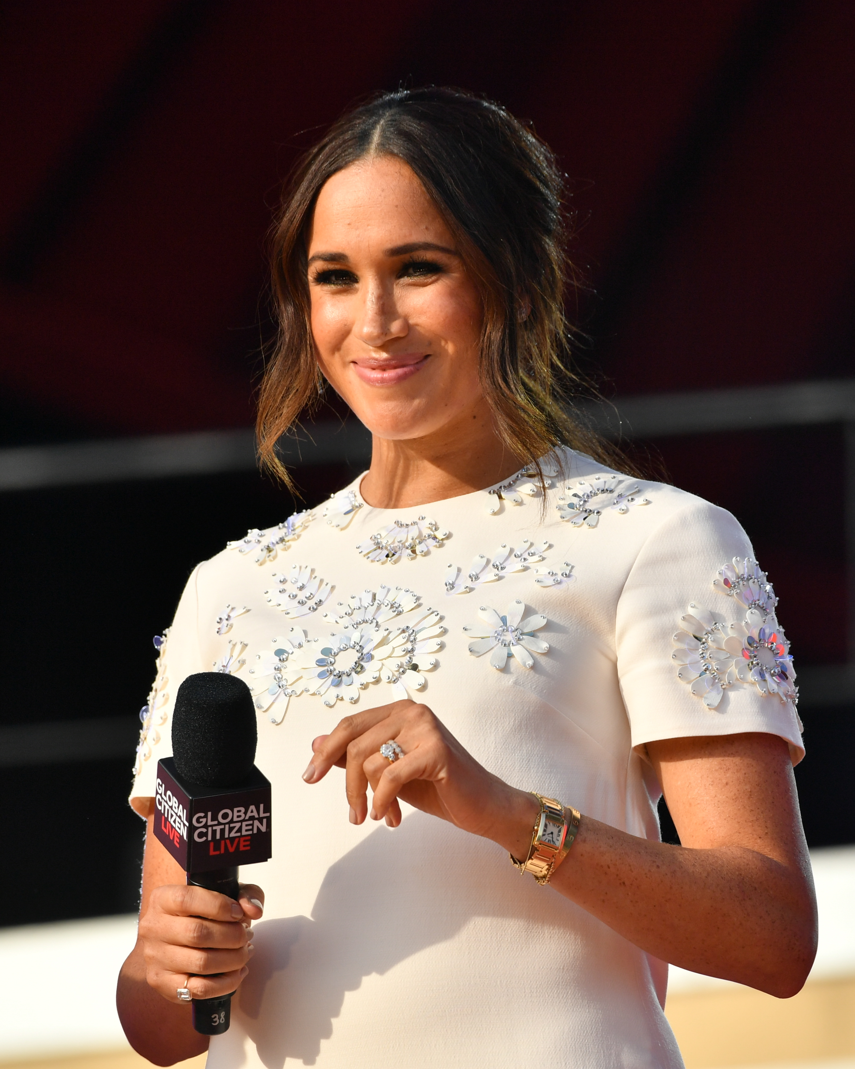 Meghan Markle at the Global Citizen Live event in New York City on September 25, 202 | Source: Getty Images