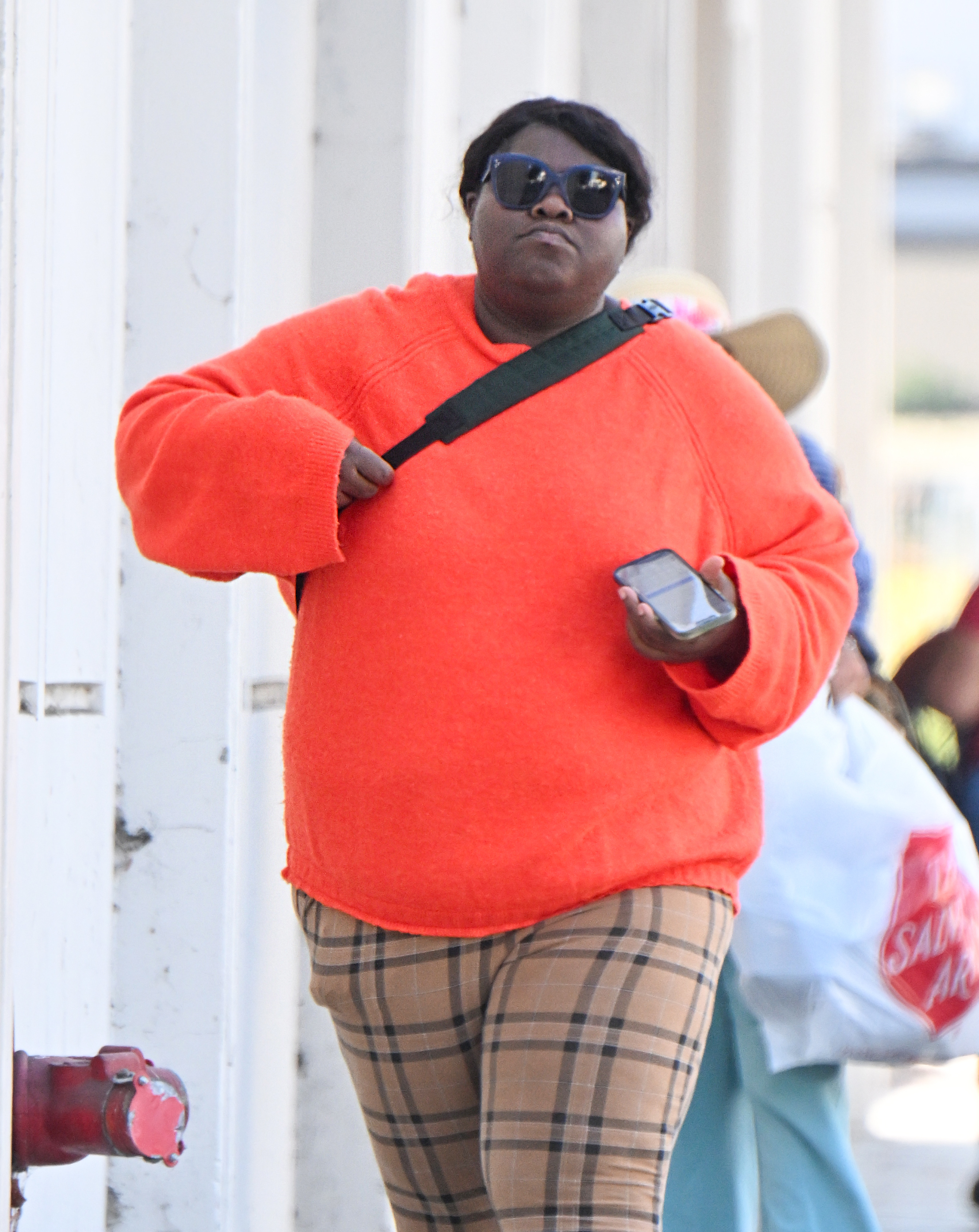 Gabourey Sidibe is seen running errands on October 25, 2024 | Source: Getty Images