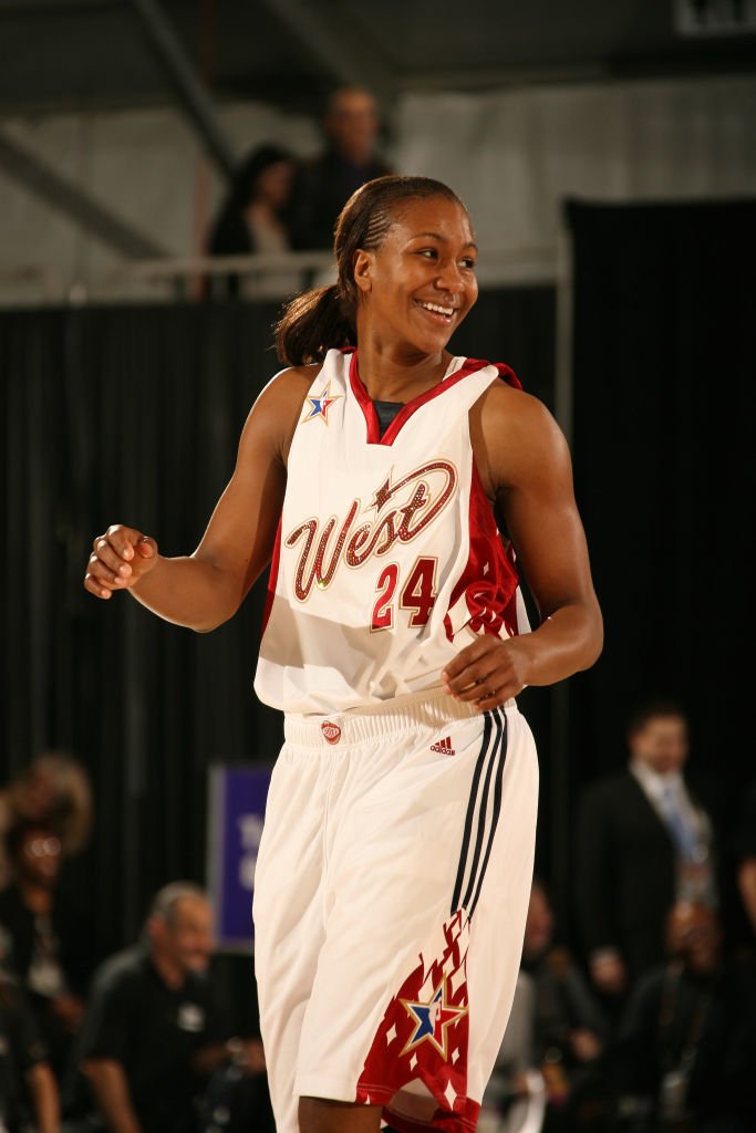 Tamika Catchings during the McDonald's NBA All-Star Celebrity Game on February 16, 2007 in Las Vegas, Nevada | Photo: Getty Images