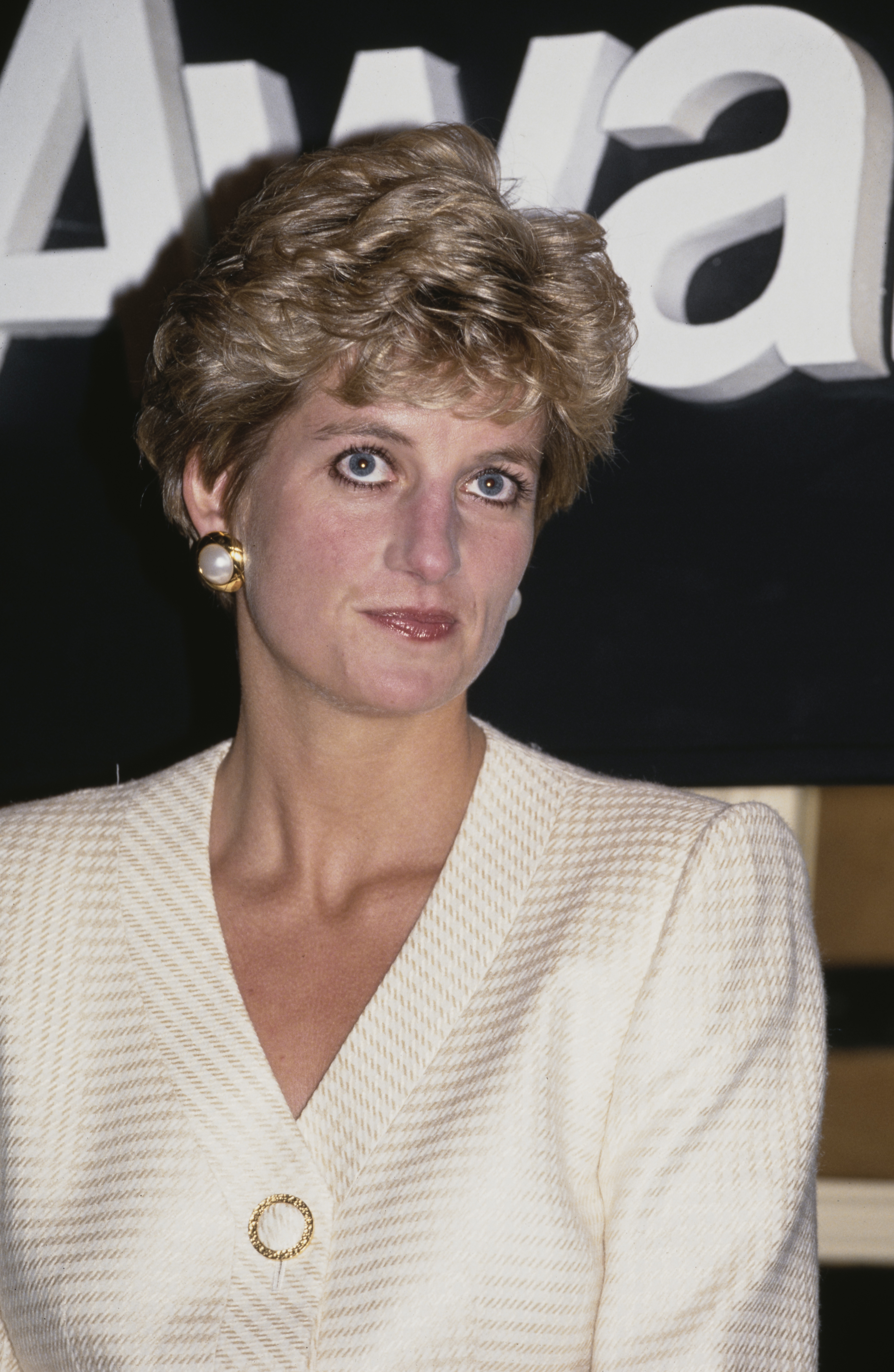 Diana, Princess of Wales, presenting at the Business Traveler Awards on October 14, 1993, in London, England. | Source: Getty Images