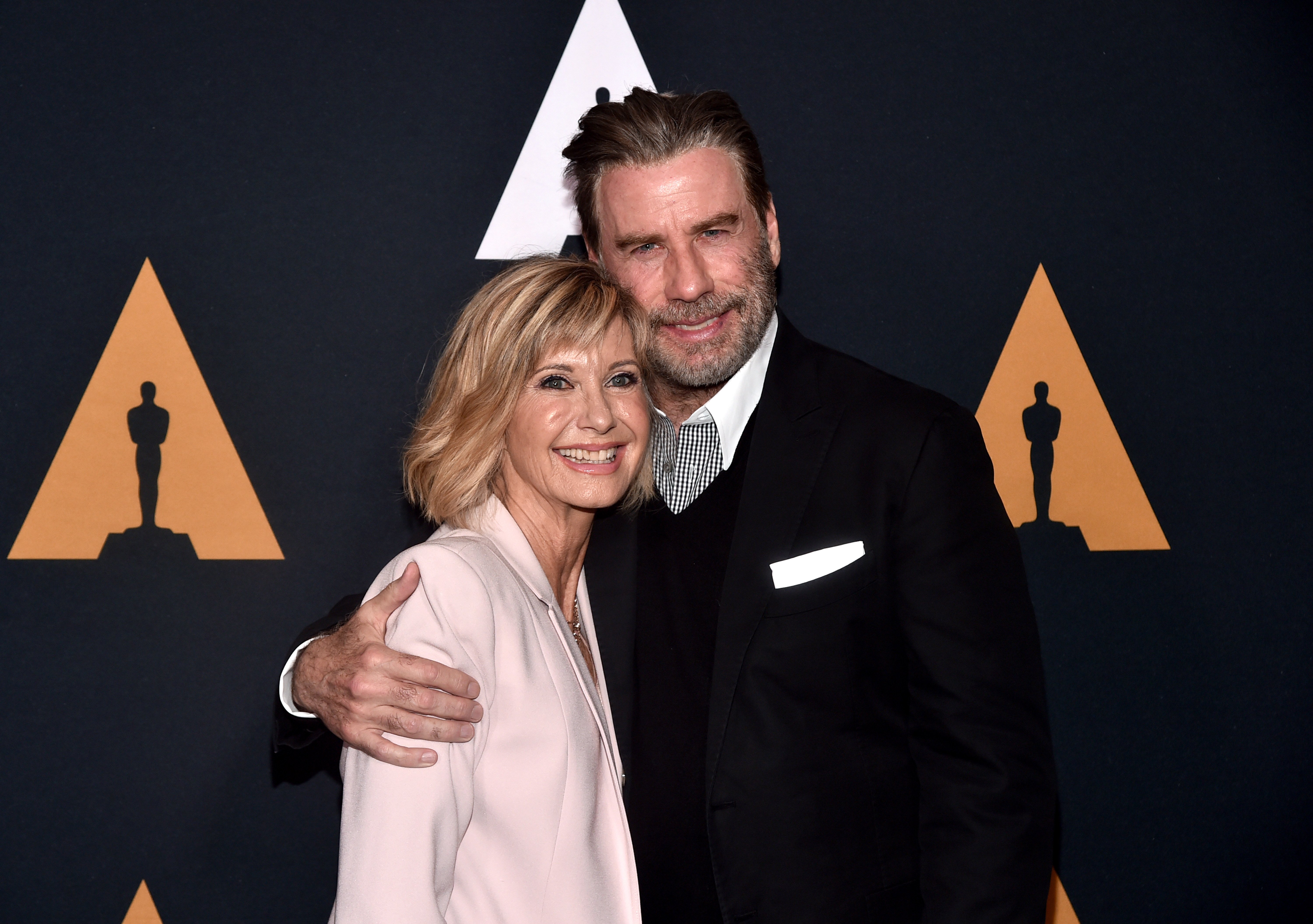  Olivia Newton-John and John Travolta at the "Grease" 40th anniversary screening at Samuel Goldwyn Theater in Beverly Hills, California | Photo: Alberto E. Rodriguez/Getty Images