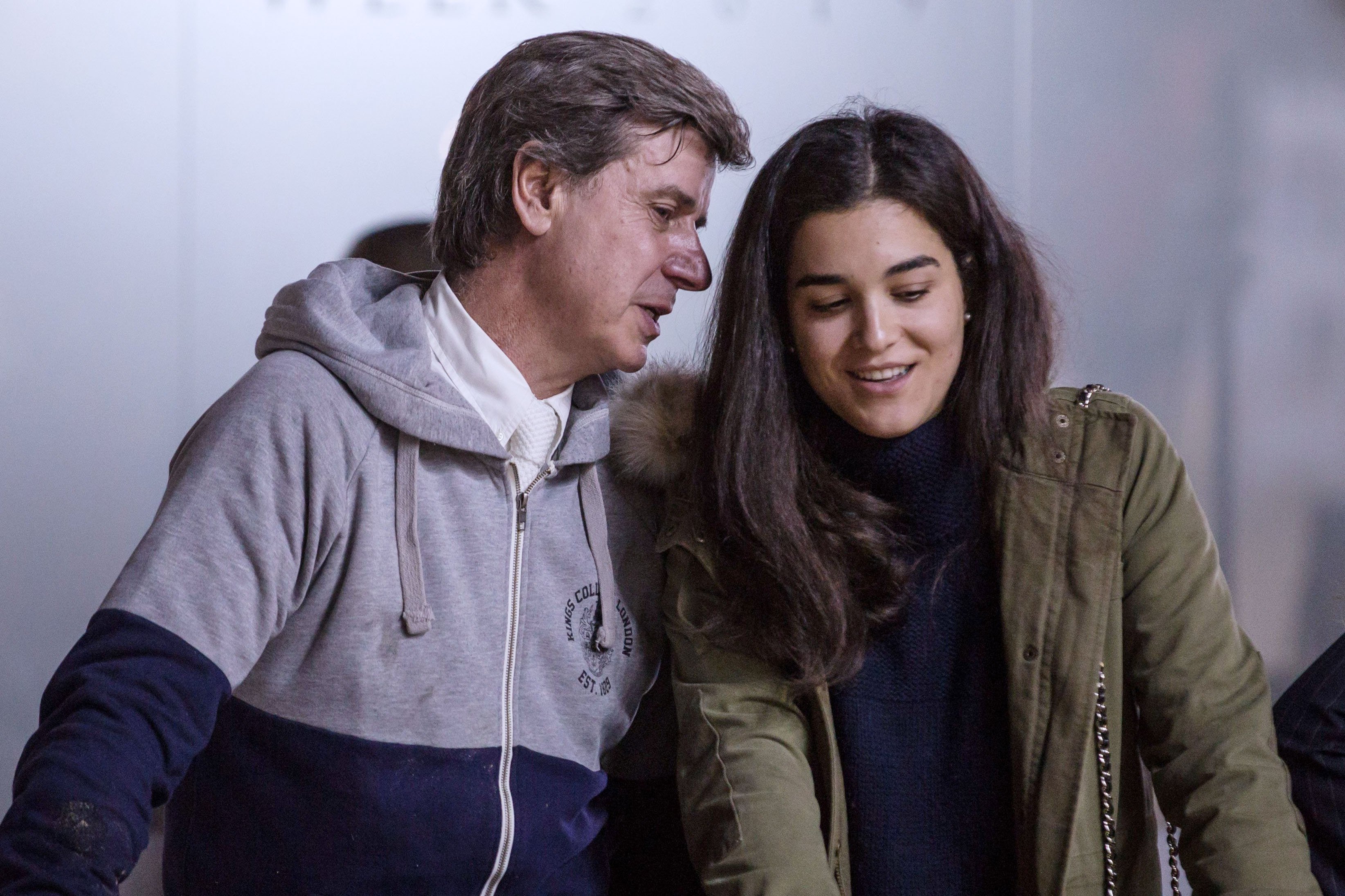 Cayetano Martínez de Irujo y Bárbara Mirjan en diciembre de 2019 en Madrid. | Foto: Getty Images