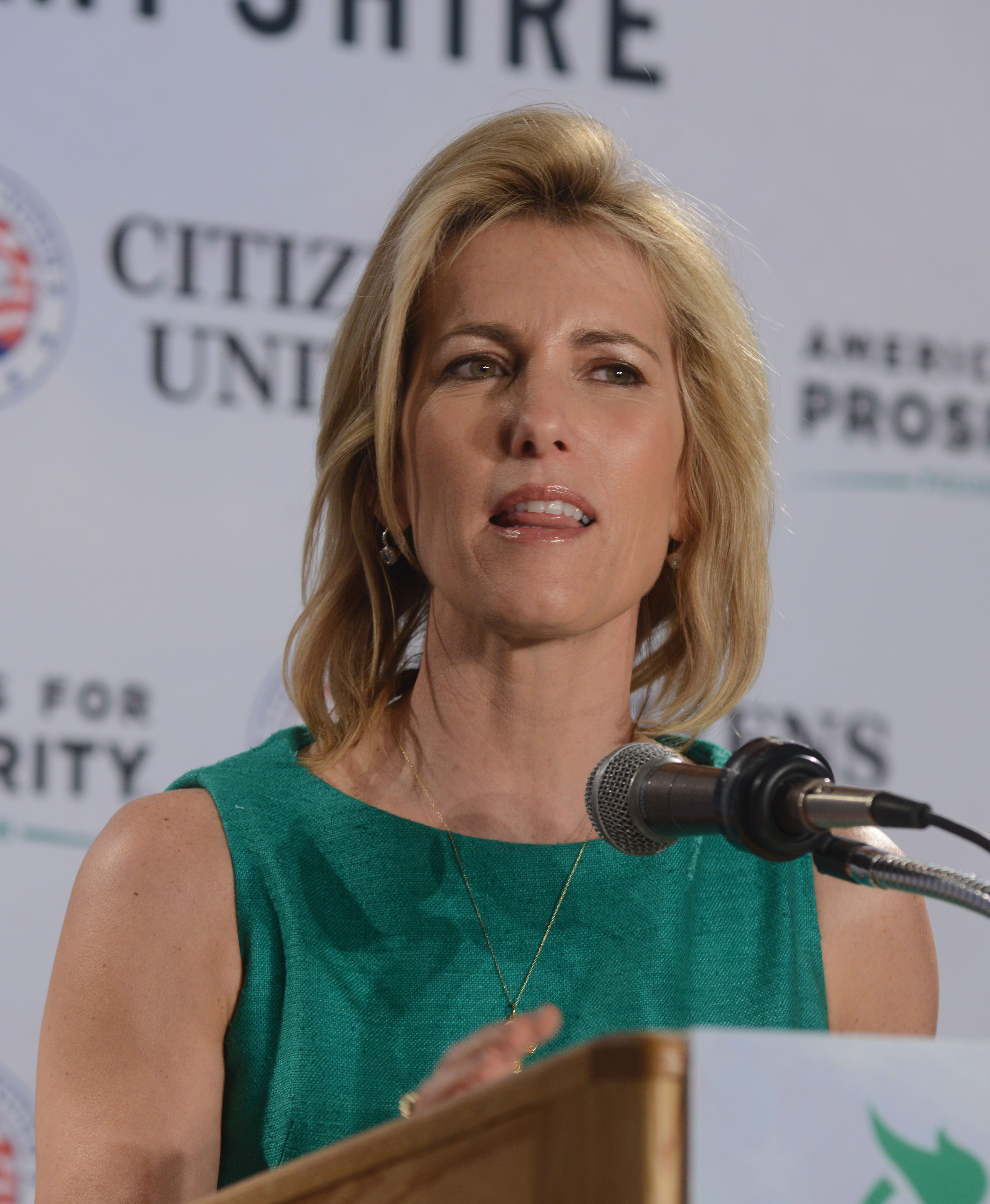 Laura Ingraham during the Freedom Summit at The Executive Court Banquet Facility April 12, 2014, in Manchester, New Hampshire. | Source: Getty Images