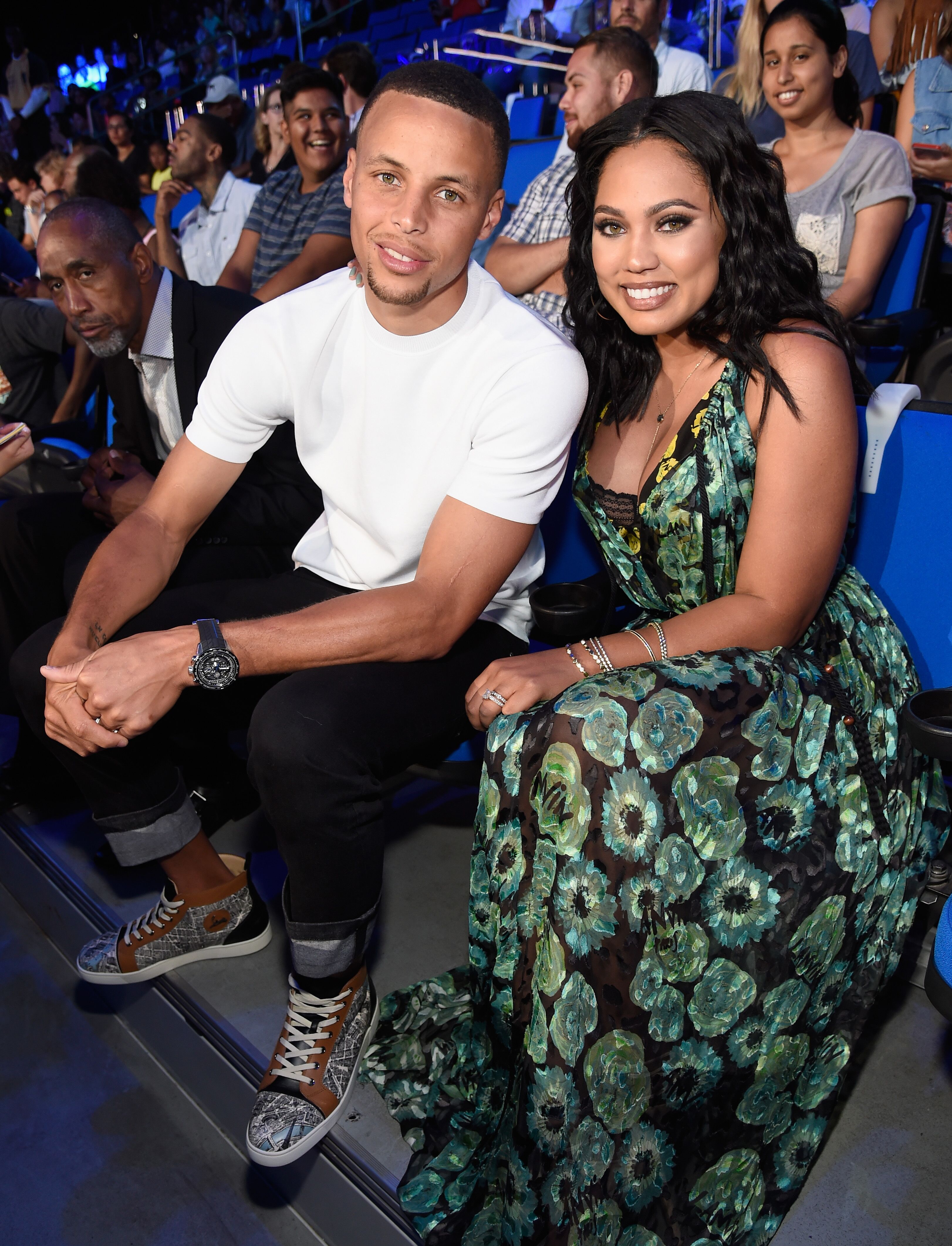 Stephen Curry and Ayesha Curry attend the Nickelodeon Kids' Choice Sports Awards 2016 at UCLA's Pauley Pavilion on July 14, 2016. | Source: Getty Images