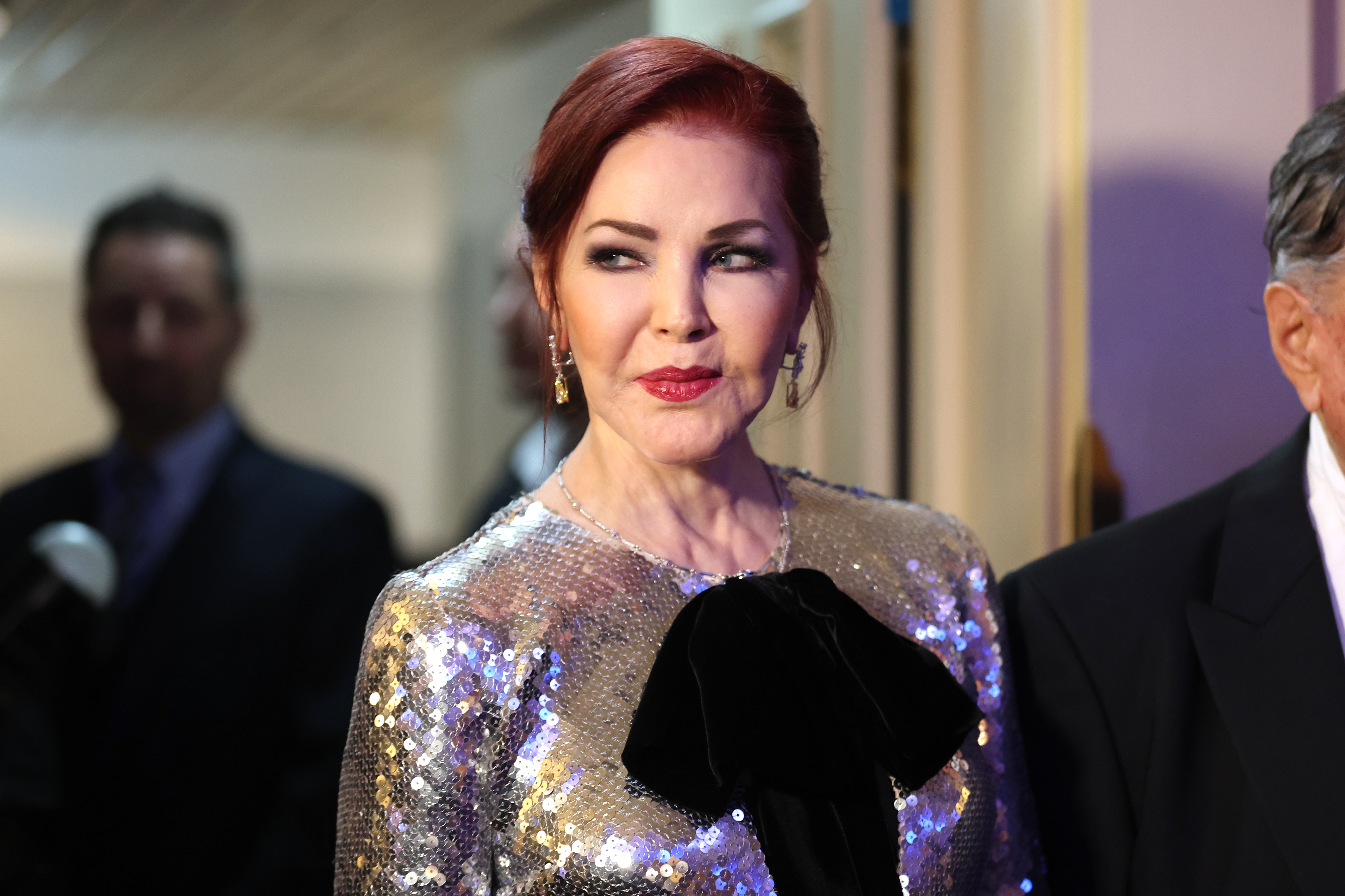 Priscilla Presley during the Vienna Opera Ball in Vienna, Austria, on February 8, 2024. | Source: Getty Images