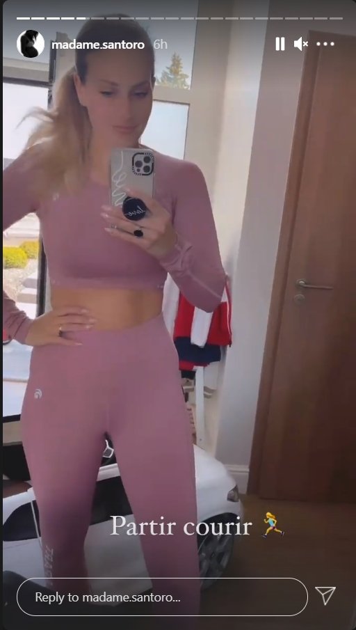 Capture d'écran Instagram Camille Santoro. ӏ madame.santoro
