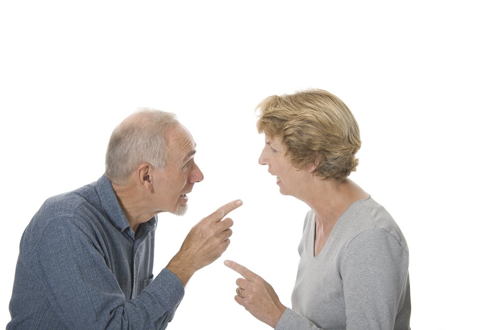 Senior couple having heated argument. | Photo:Shutterstock