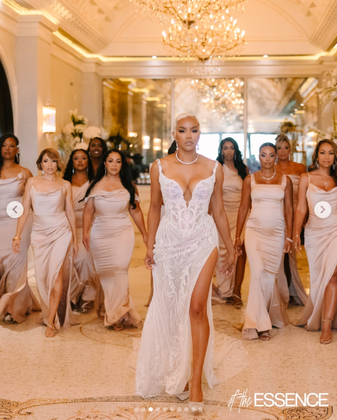 LeToya Luckett and her bridesmaids on her wedding day, posted on August 1, 2024 | Source: Instagram/essence and letoyaluckett