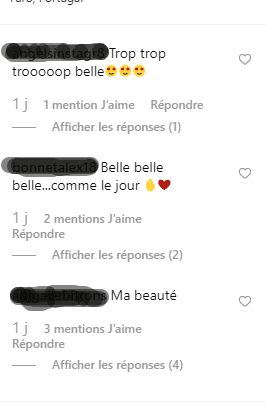 Commentaires des followers de Darina-Scotti Vartan sur Instagram | Photo : puffdeedee/Instagram Commentaires des followers de Darina-Scotti Vartan sur Instagram | Photo : puffdeedee/Instagram