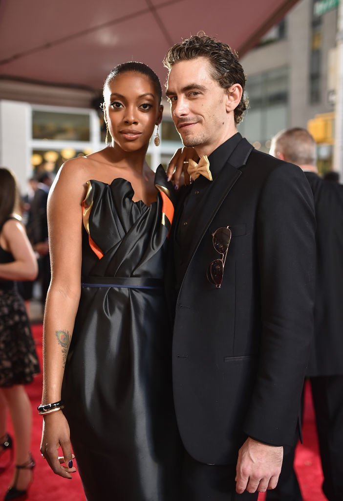 Condola Rashad and Sebastian Vallentin Stenhoj attend the 2017 Tony Awards at Radio City Music Hall | Photo: Getty Images