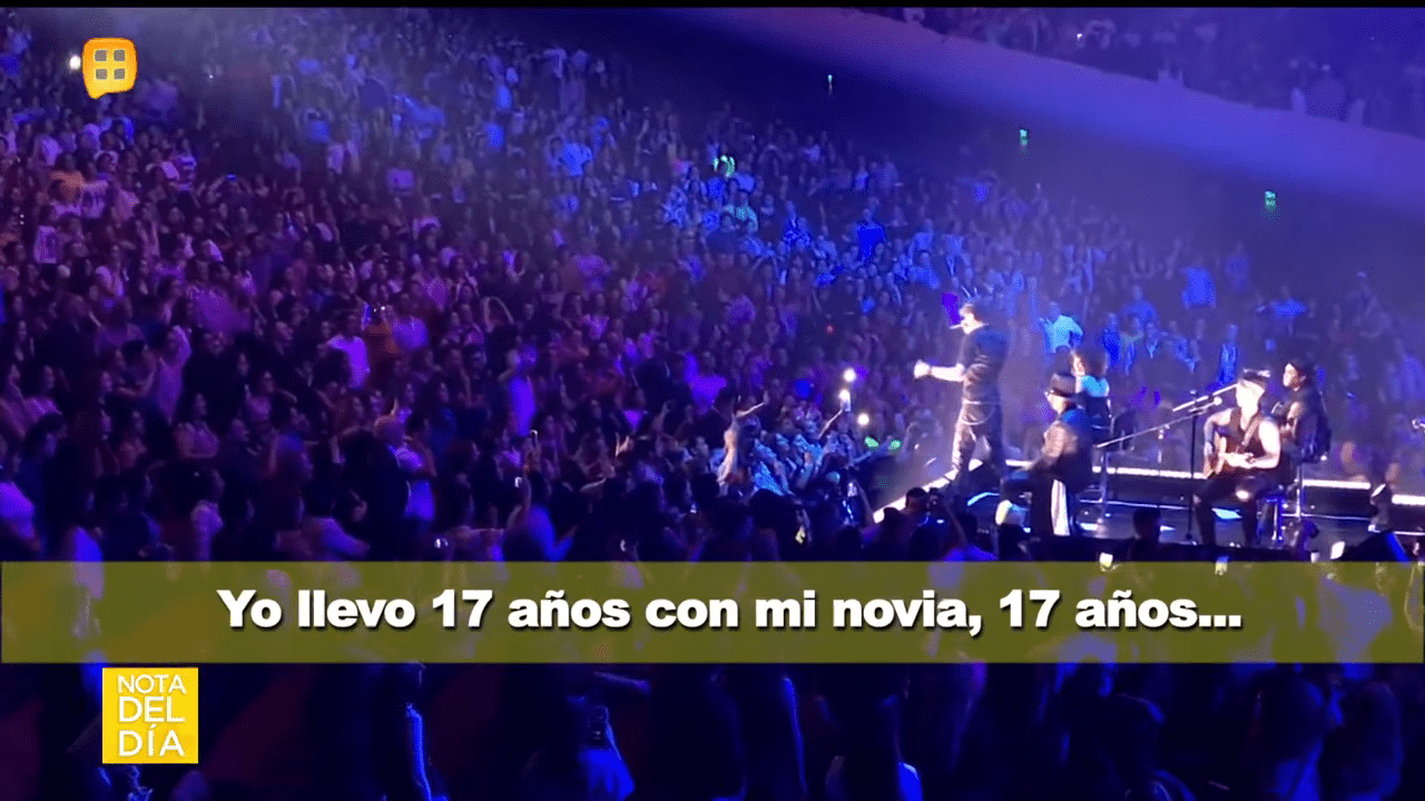 Enrique hablándole a su público en México │Imagen tomada de YouTube / Ventaneando Enrique hablándole a su público en México │Imagen tomada de YouTube / Ventaneando