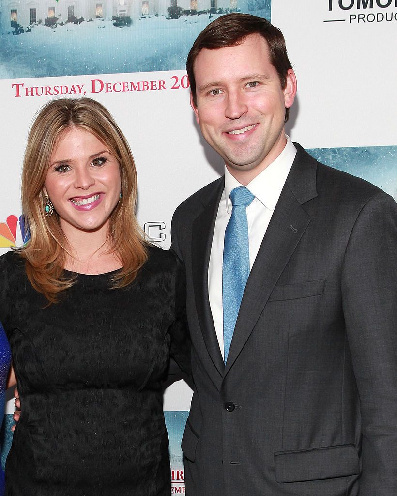 Jenna Bush Hager and husband Henry Chase Hager at "A White House Christmas: First Families Remember" premiere party on December 12, 2012, in New York | Photo: Robin Marchant/Getty Images